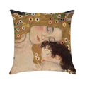 Gustav Klimt, The Three Ages of Woman, 1905 Soft Multiple Sizes Throw Pillow
