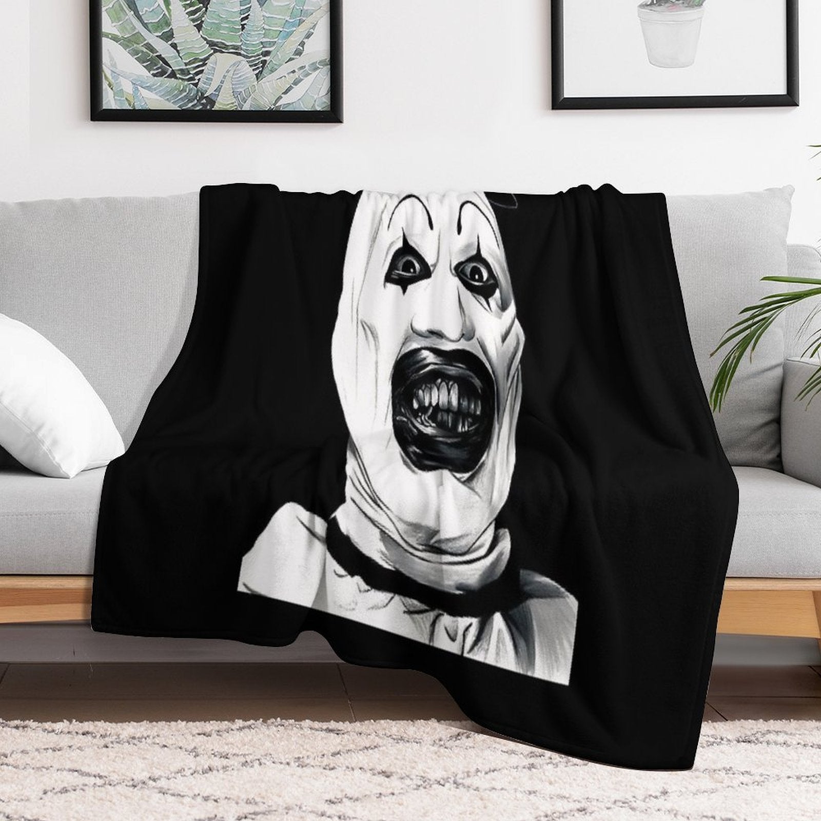Art The Clown Terrifier  Classic Multi-functional Throw Blanket