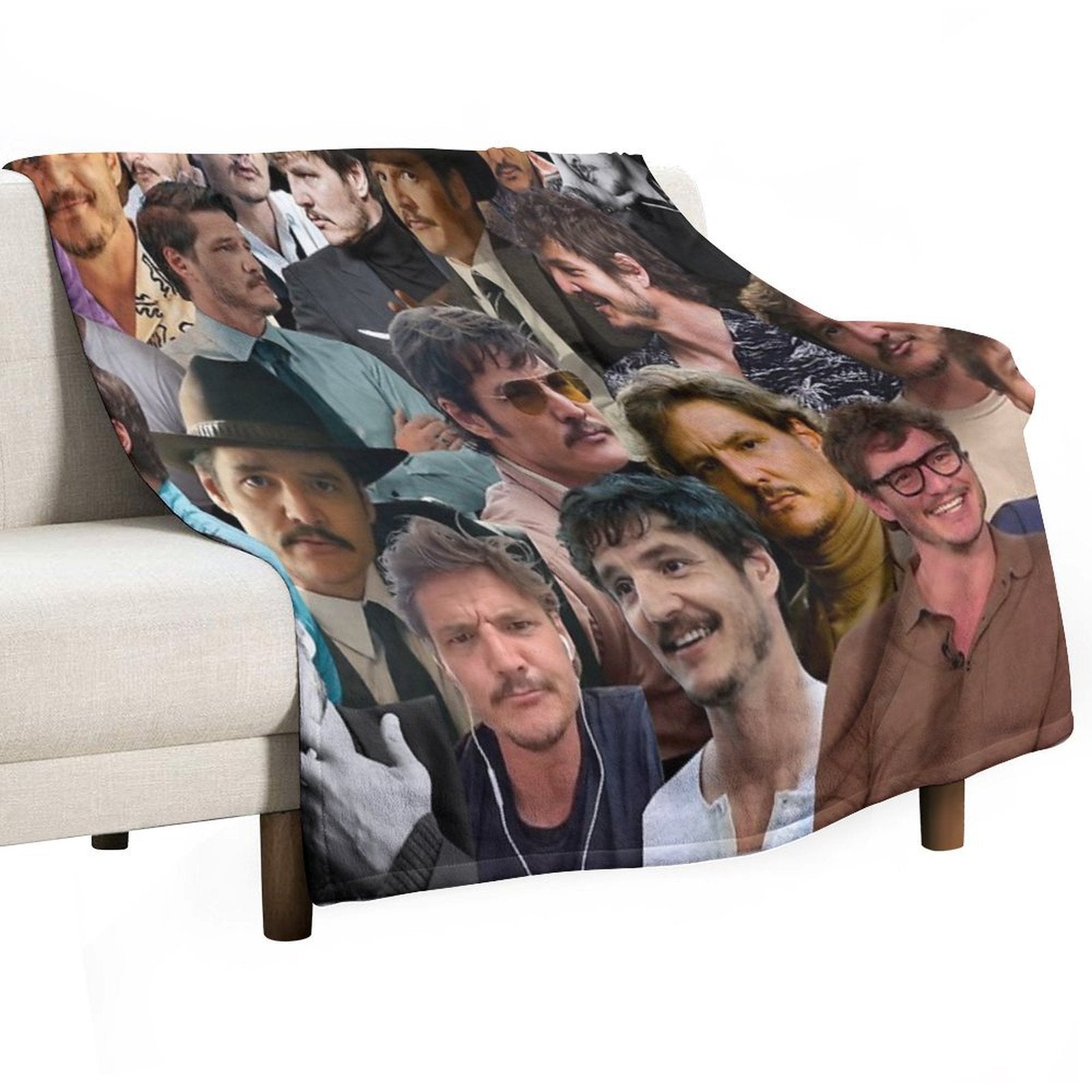 Pedro Pascal Collage Blanket Style Durable Throw Blanket