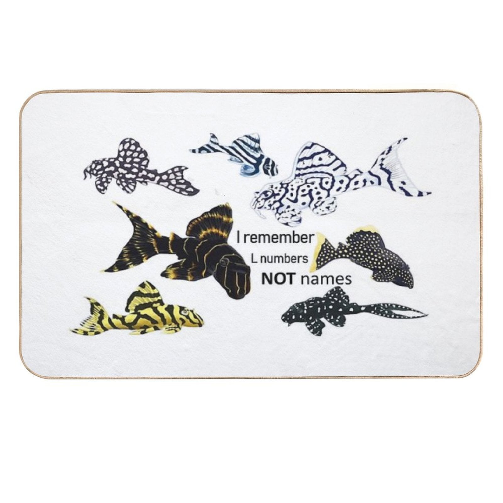 Pleco Collage Truth  Versatile Bath Mat