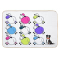 Unique Sheep  Pet-Safe Bath Mat