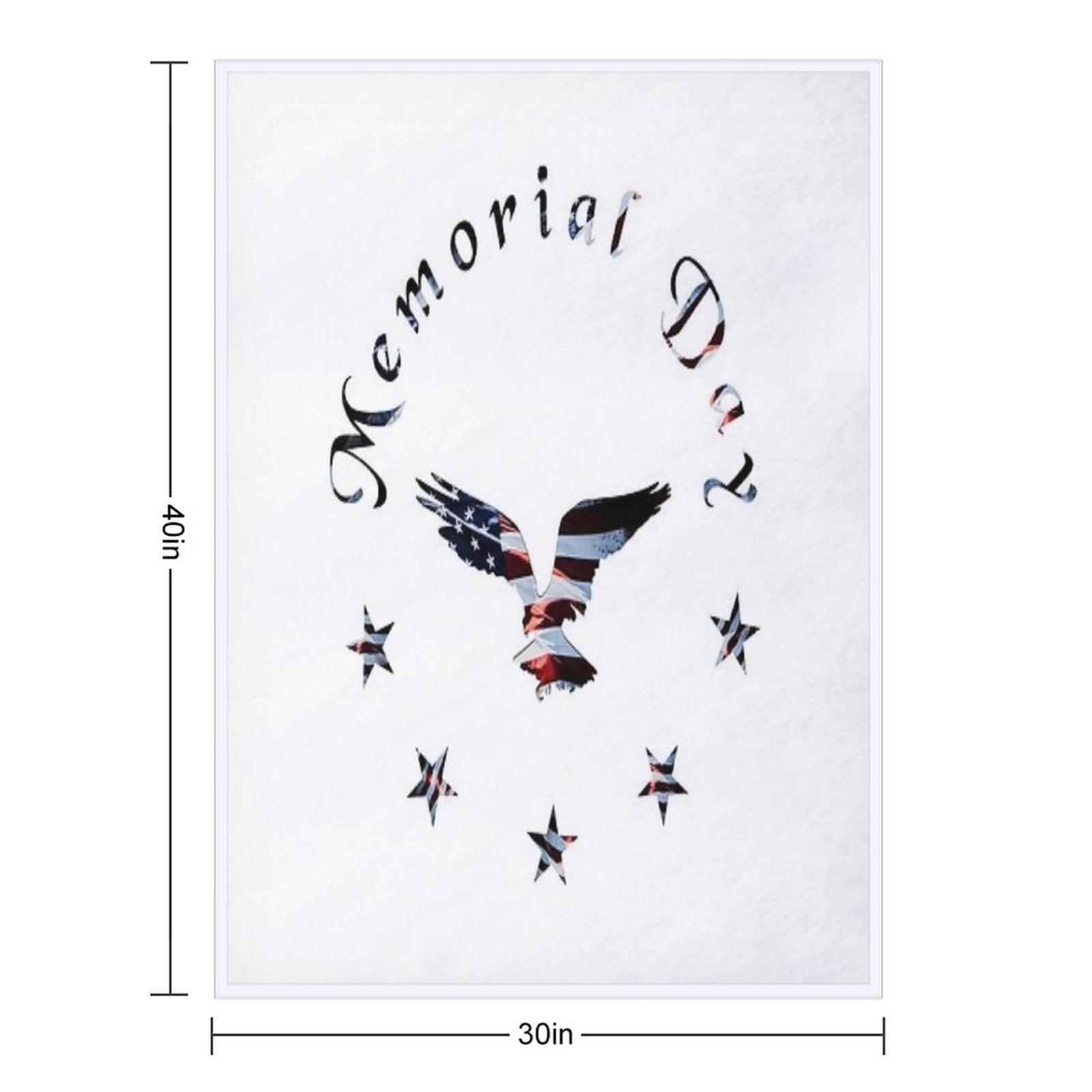 Memorial Day Anti-pilling Throw Blanket