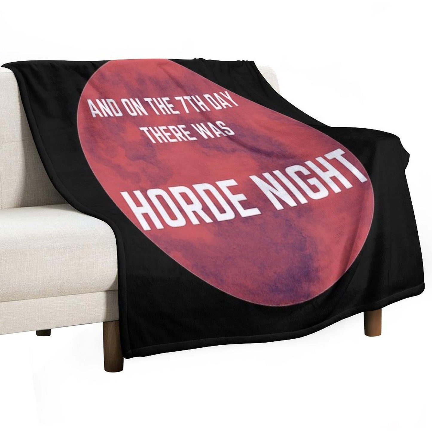 Zombie 7 Days to Die Funny Gamer Horde Night Travel-friendly Throw Blanket
