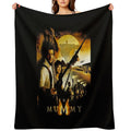 Vintage The Mummy More Like The Daddy Easy Care Throw Blanket