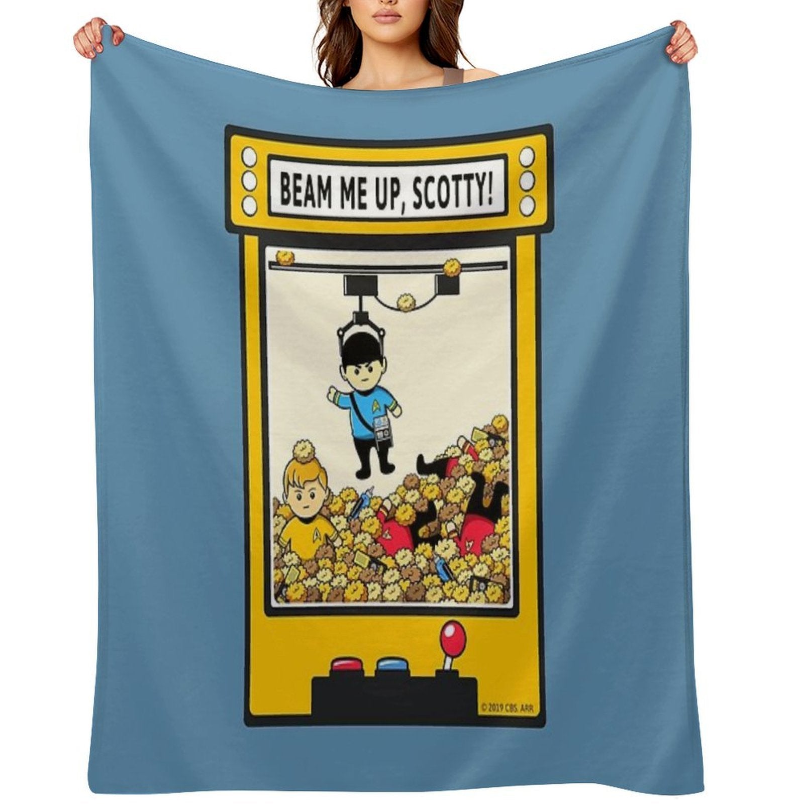 Beam Me Up, Scotty Durable Throw Blanket