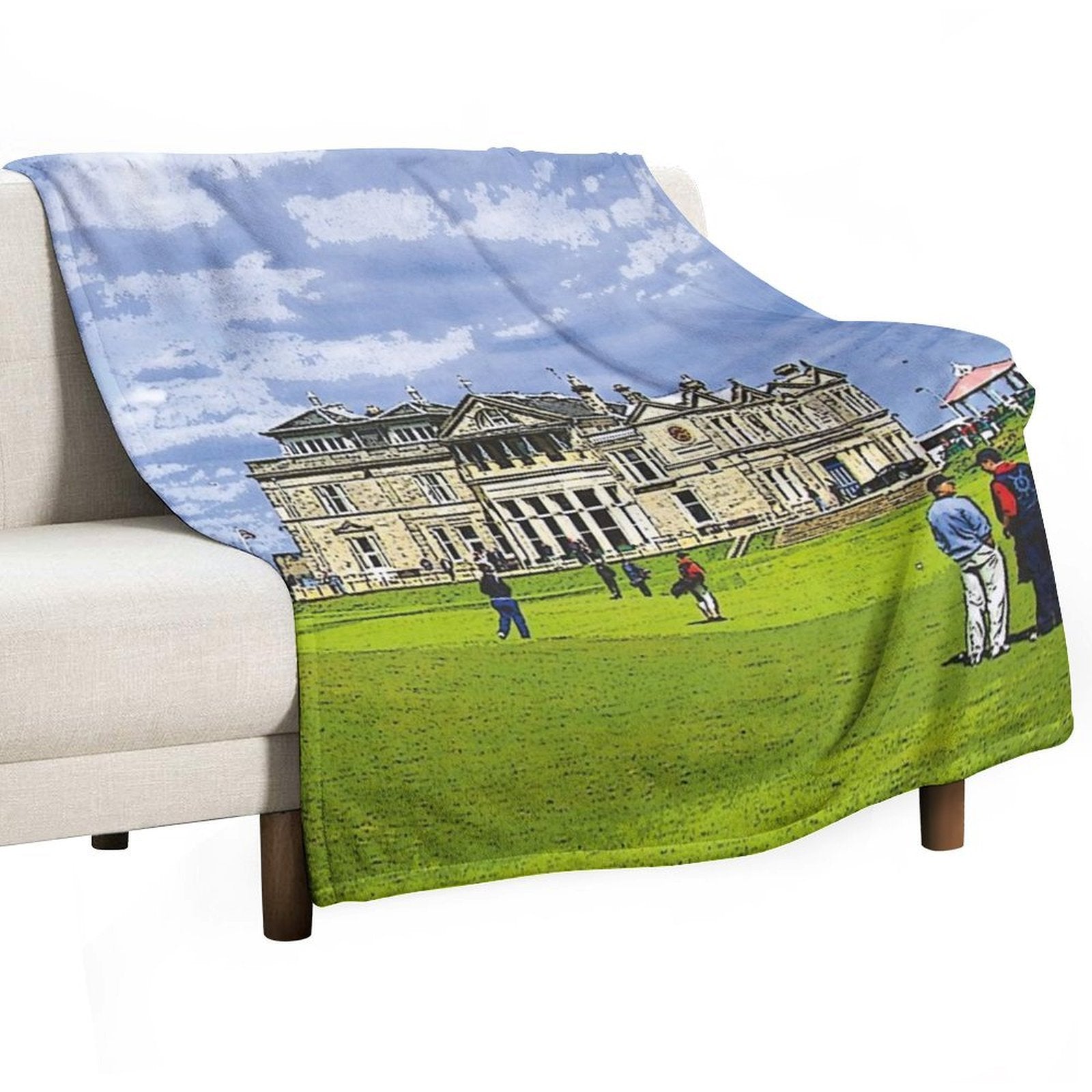St Andrews Scotland All-season Throw Blanket