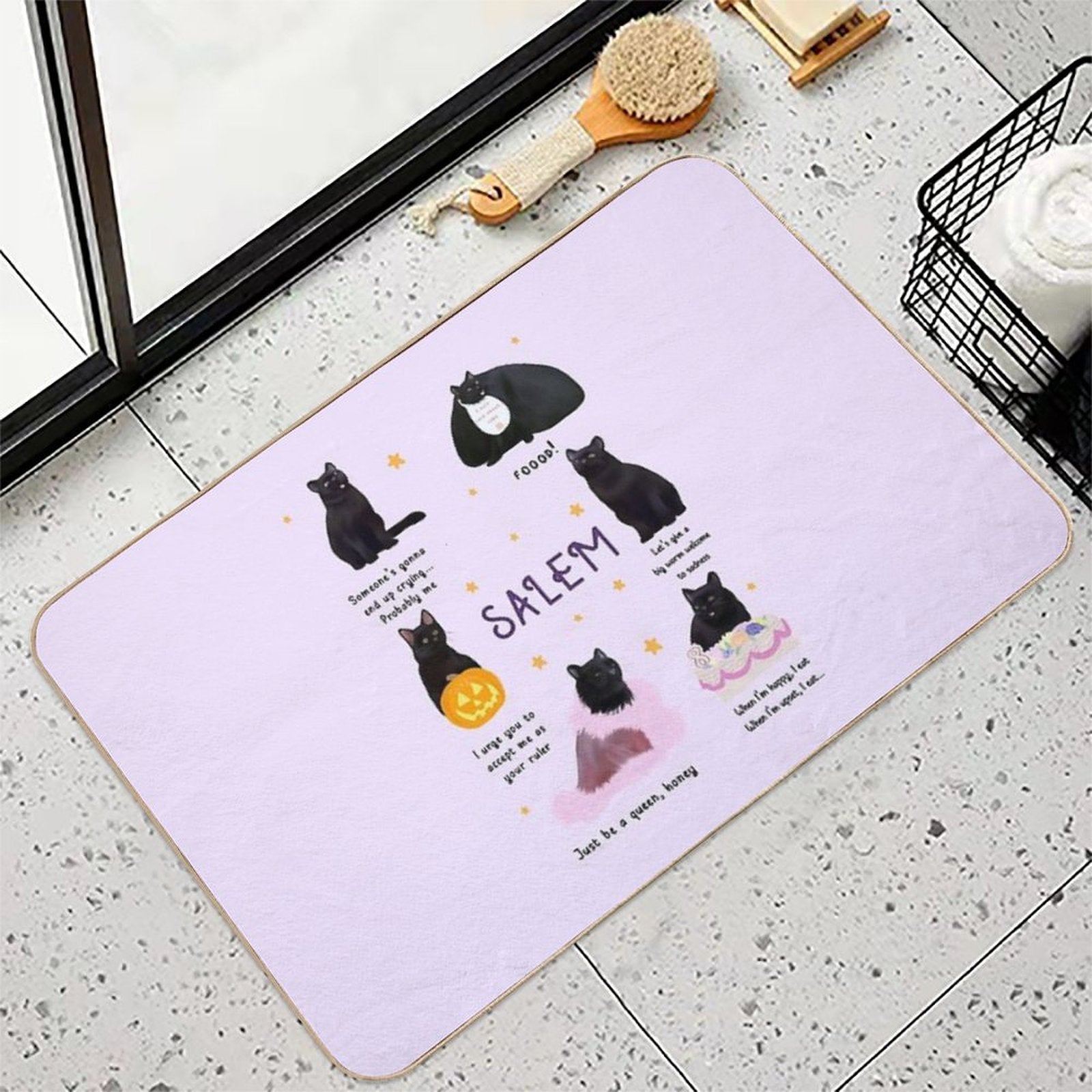 Salem  Easy To Clean Bath Mat