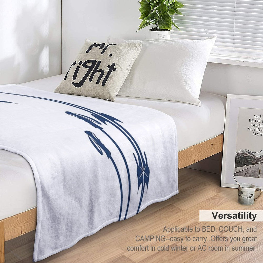 Chamonix Mont Blanc Aiguille Du Midi La Flégère Gradient by Leewarddesign Sustainable Throw Blanket