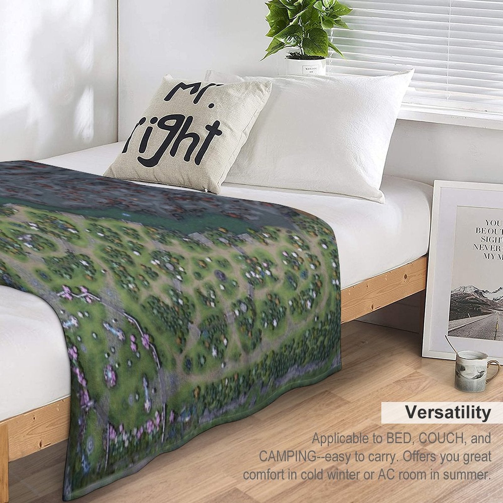 DOTA 2 Mini Map Full Zoomed Out, Classic Version Wrinkle-free Throw Blanket