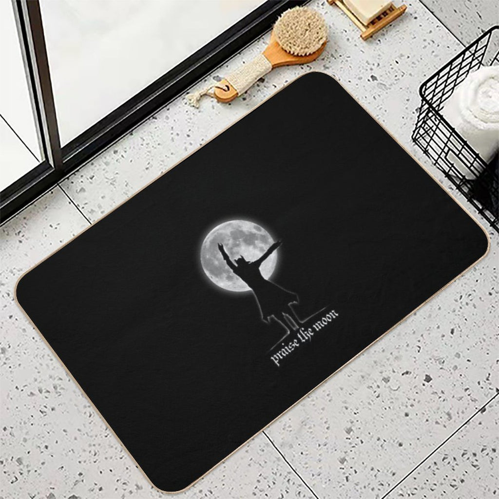 Praise The Moon  Slip-Resistant Bath Mat