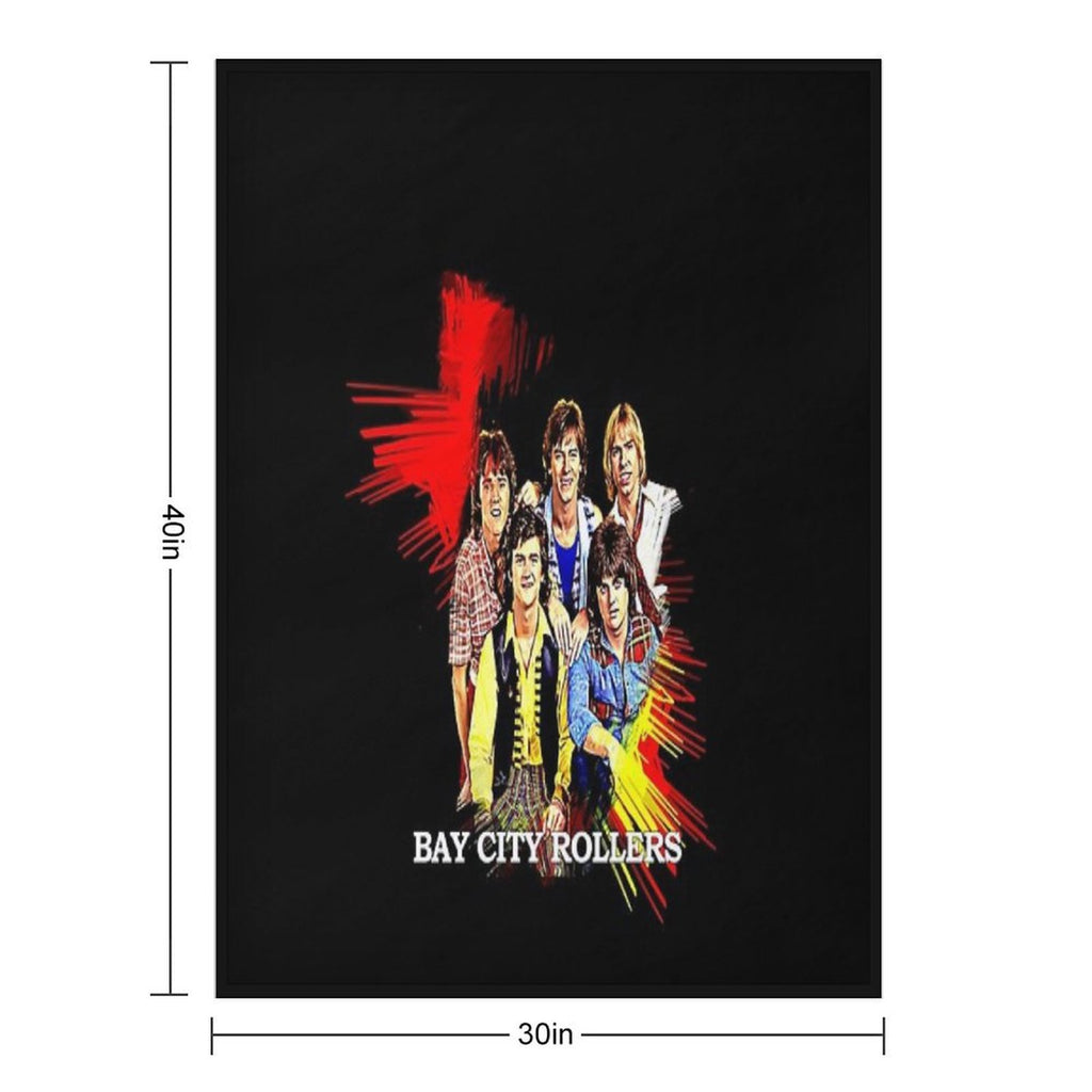 Bay City Rollers Merchandise Shrink-resistant Throw Blanket