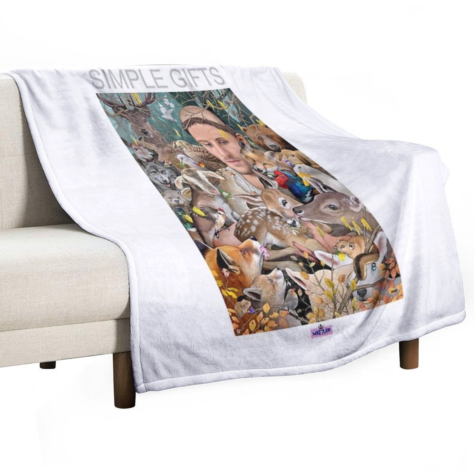 Simple Gifts Wrinkle-free Throw Blanket