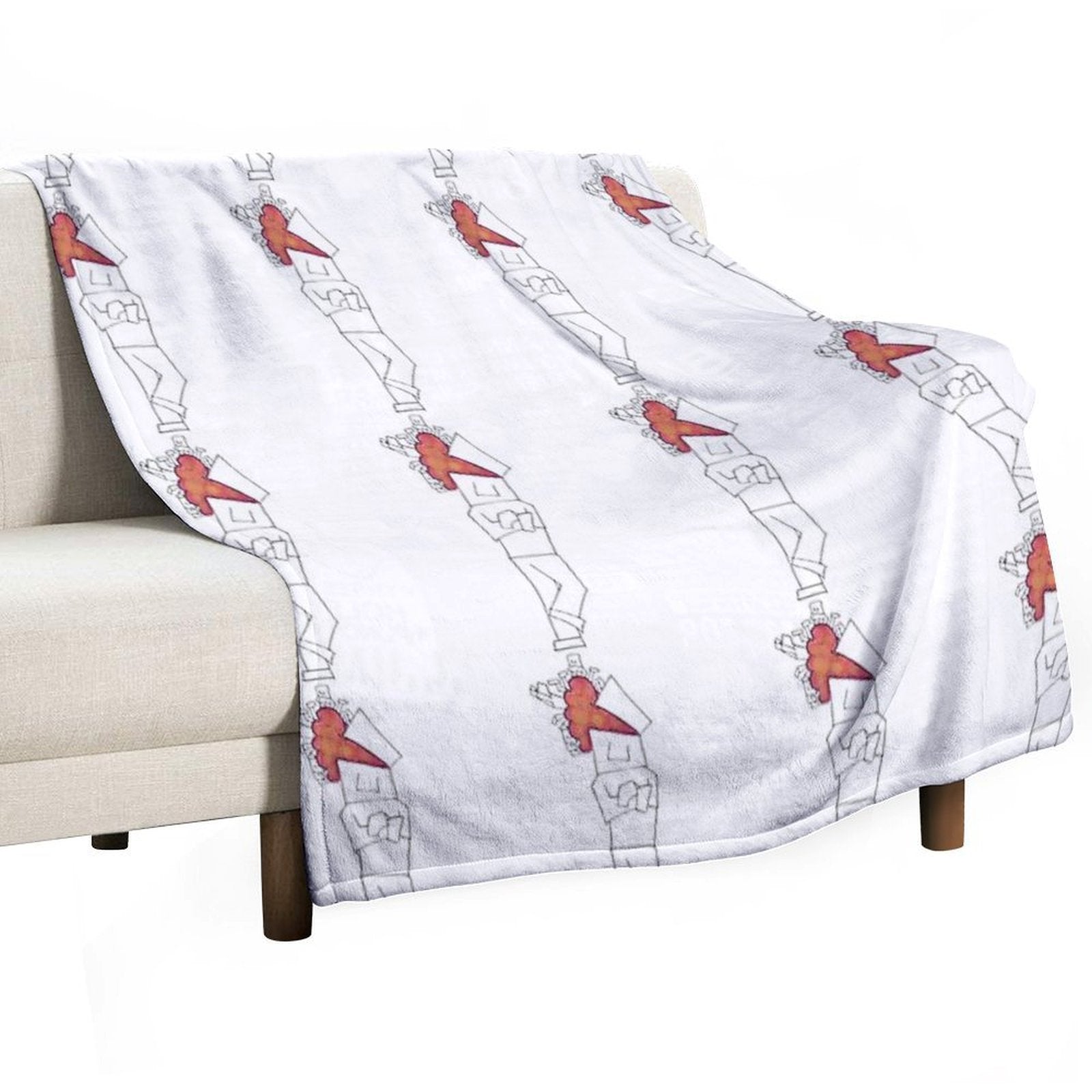 Thinking Travel-friendly Throw Blanket