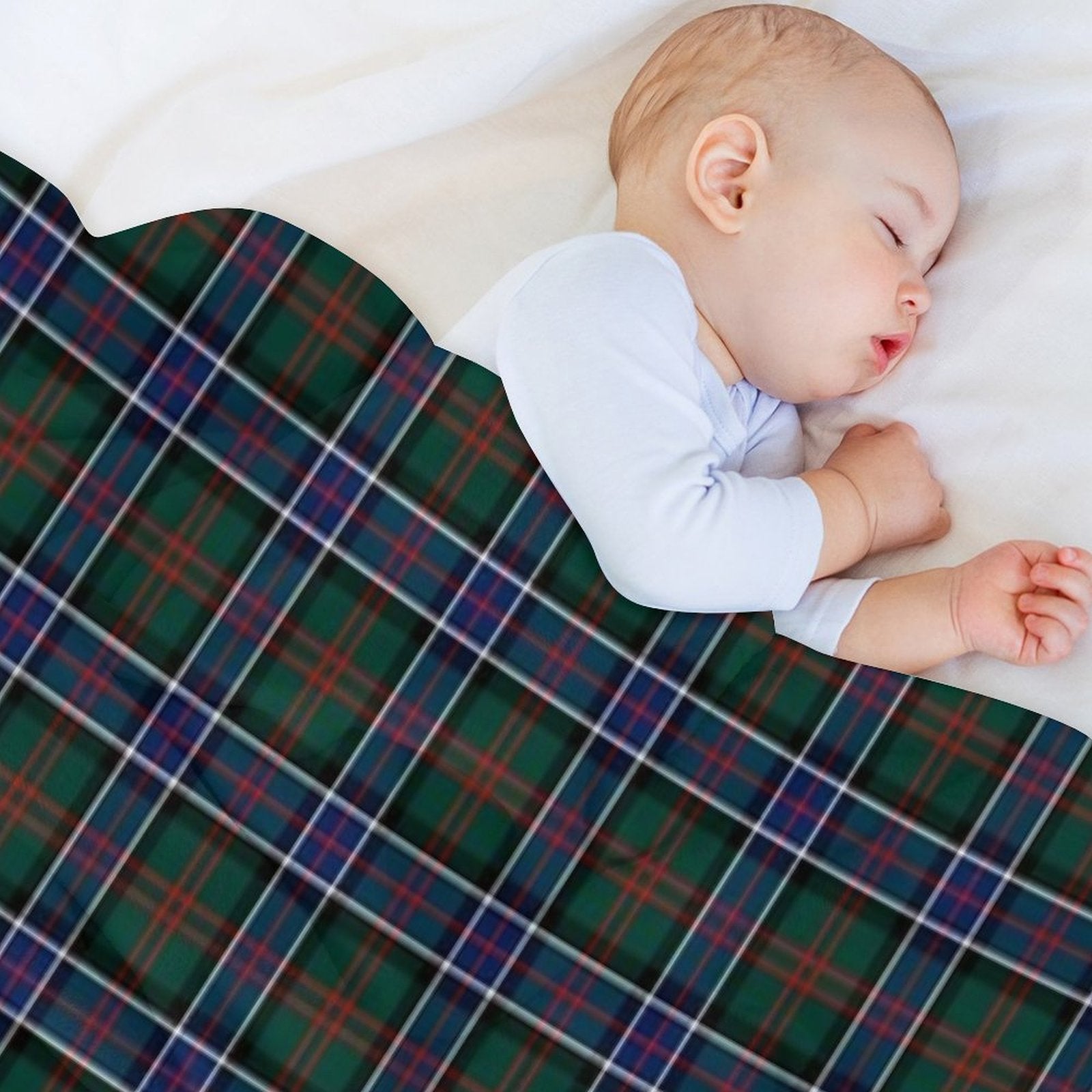 Clan Sinclair Hunting Tartan Travel-friendly Throw Blanket