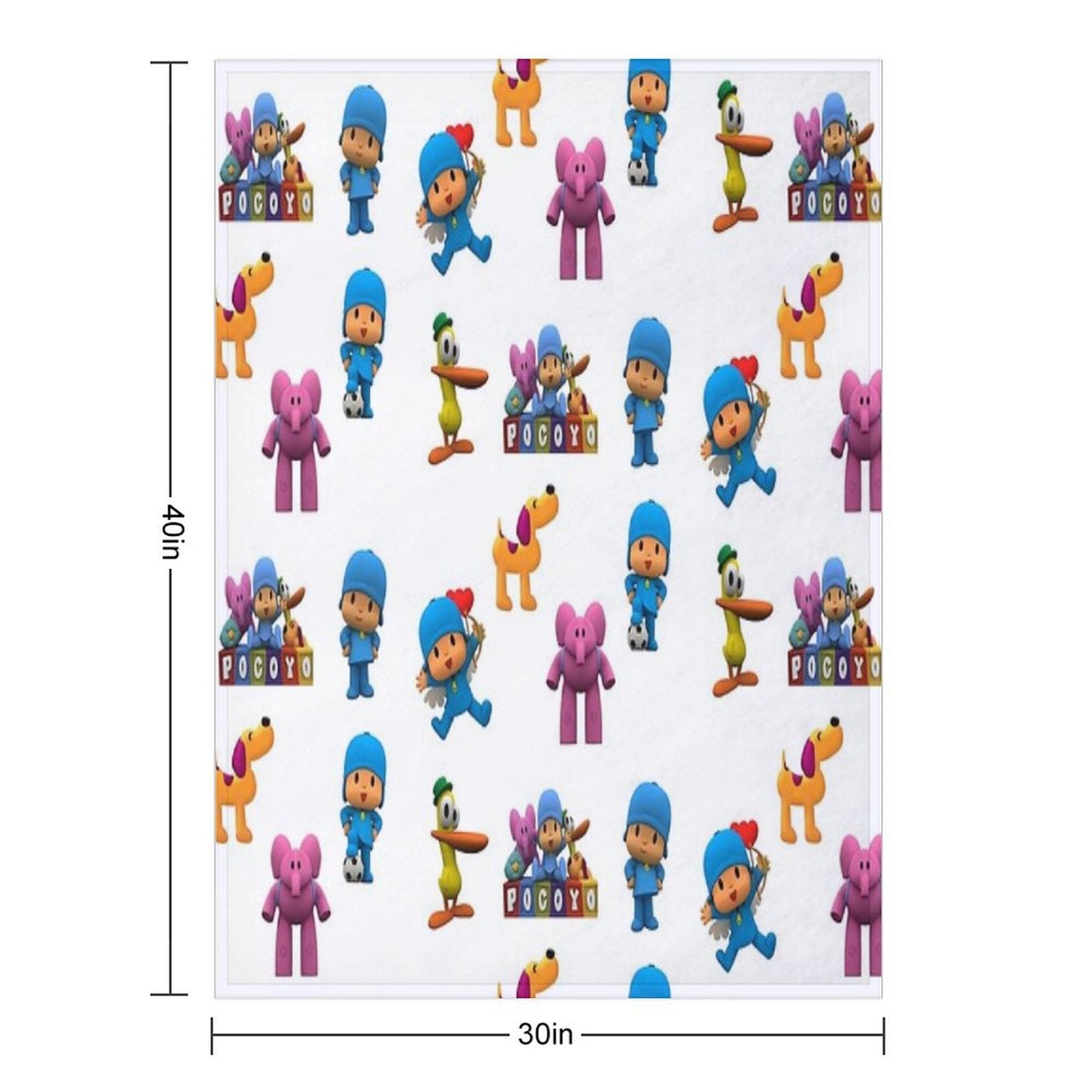 Pocoyo Lightweight Throw Blanket
