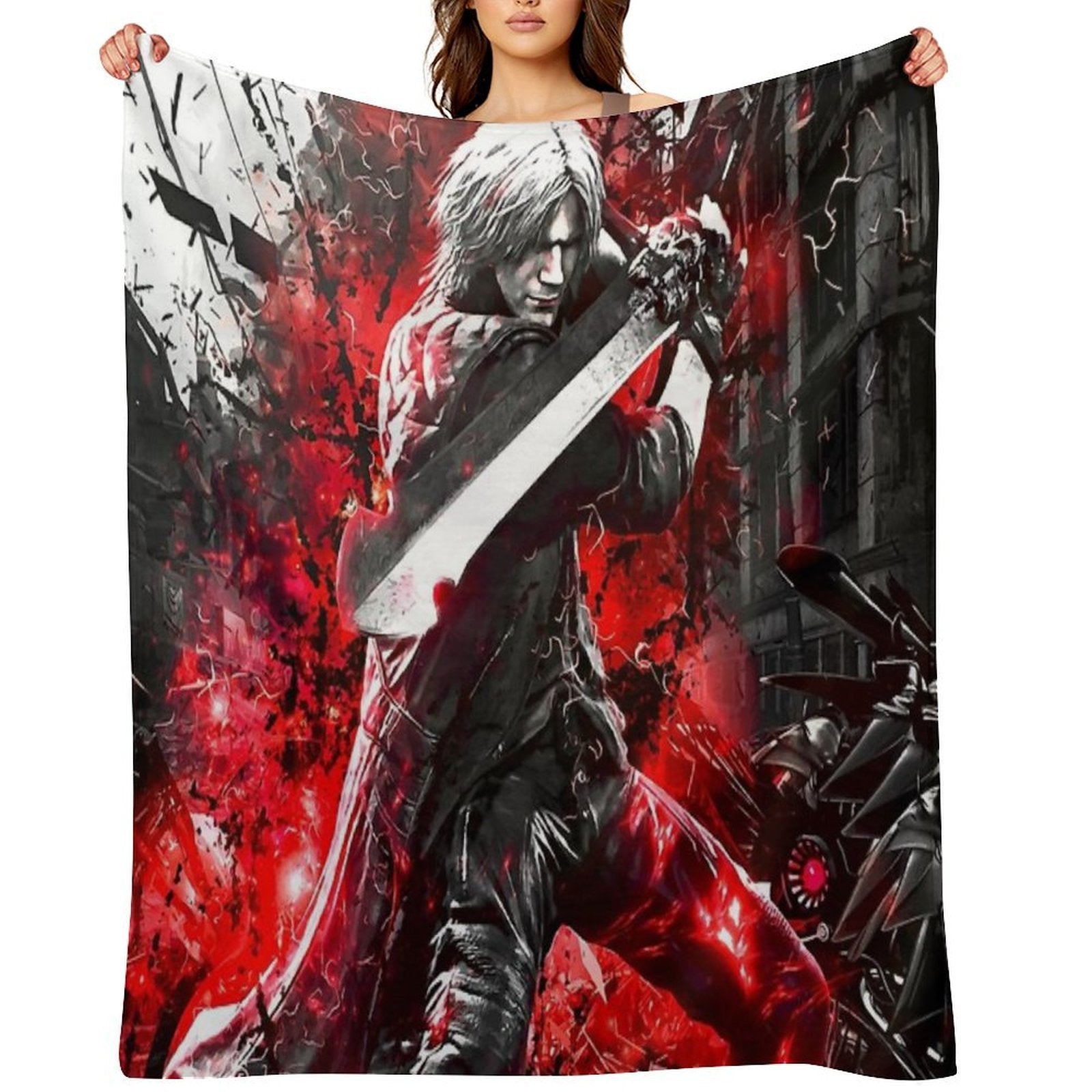 Devil May Cry 5 Dante Premium Throw Blanket