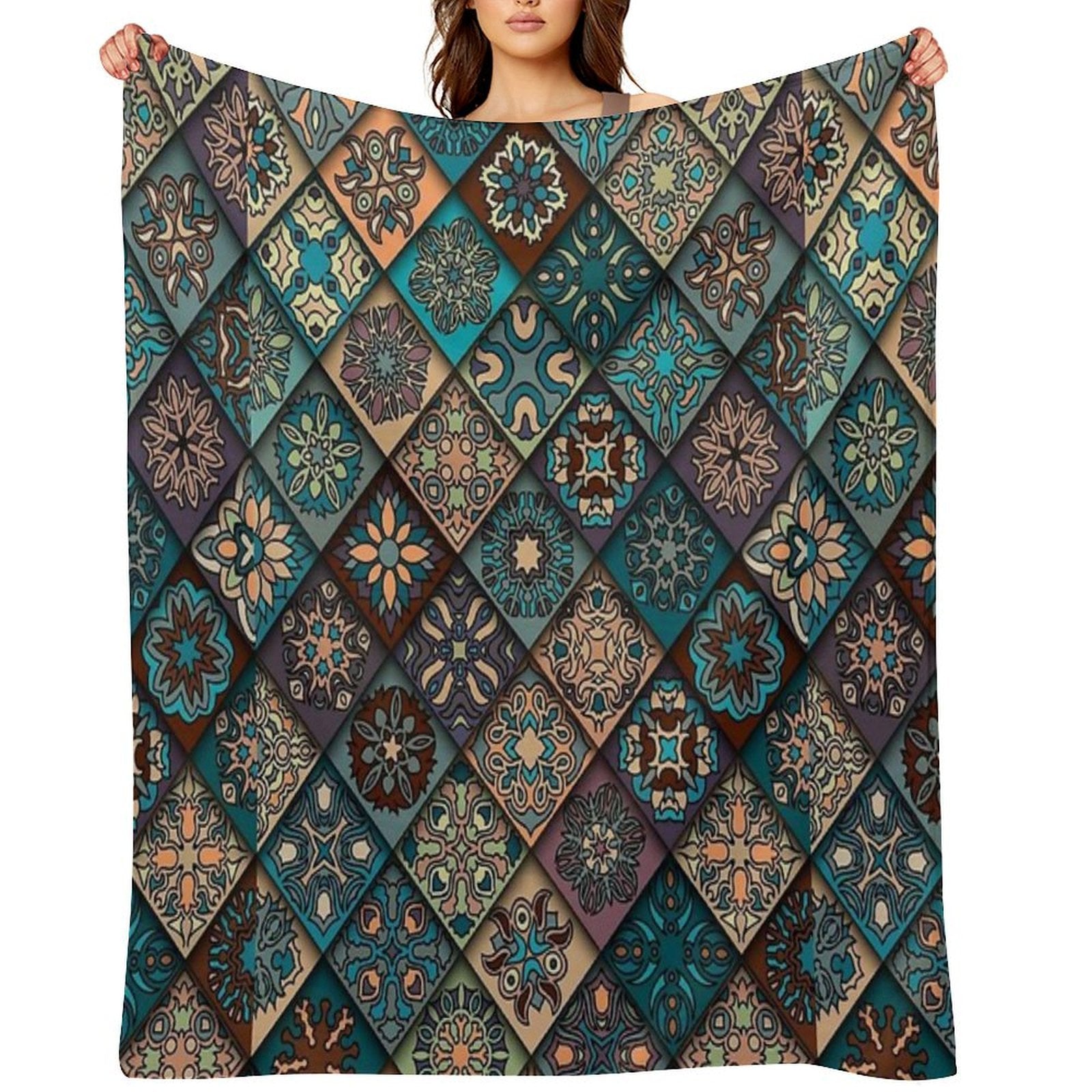 FLOWERS CLASSIC 2 Premium Throw Blanket