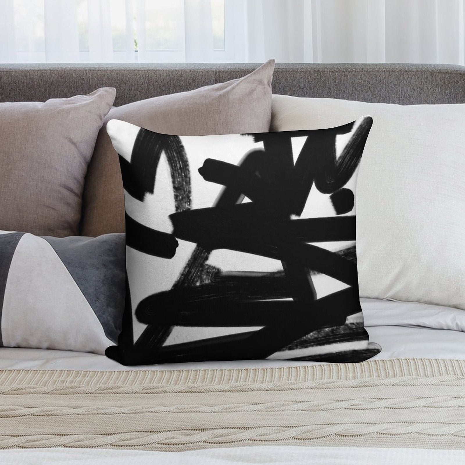 Thinking Out Loud Soft Durable Construction Throw Pillow