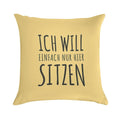I Just Want to Sit Here Soft Anti-Pilling Throw Pillow