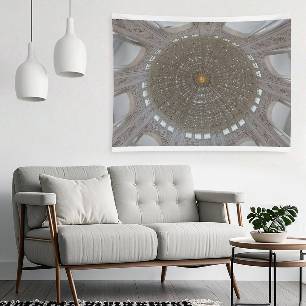 Baha'i Temple Dome Ceiling Tapestry
