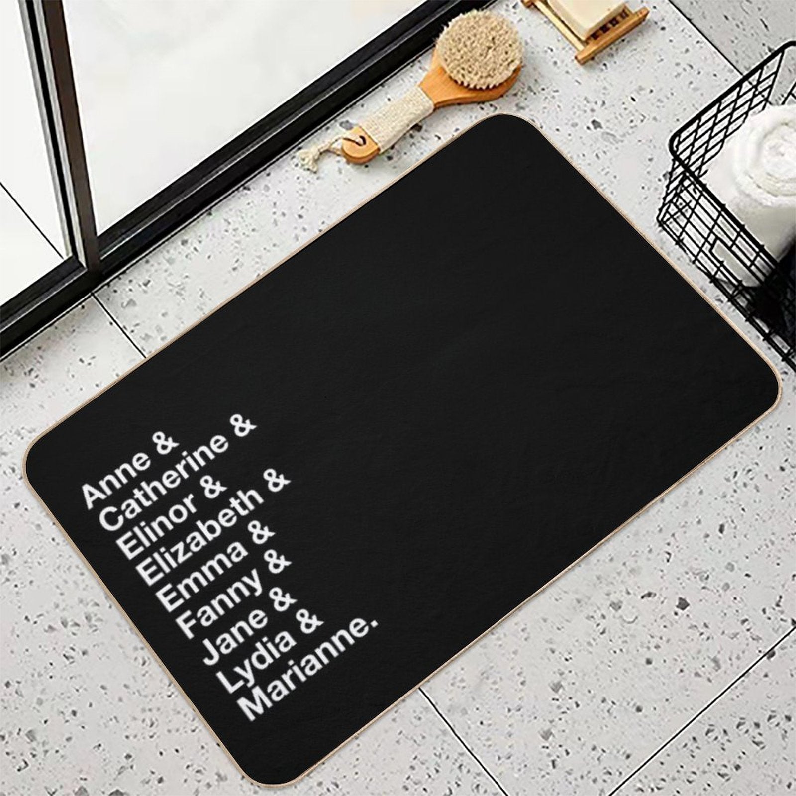 Women of Jane Austen  Eco-Friendly Bath Mat