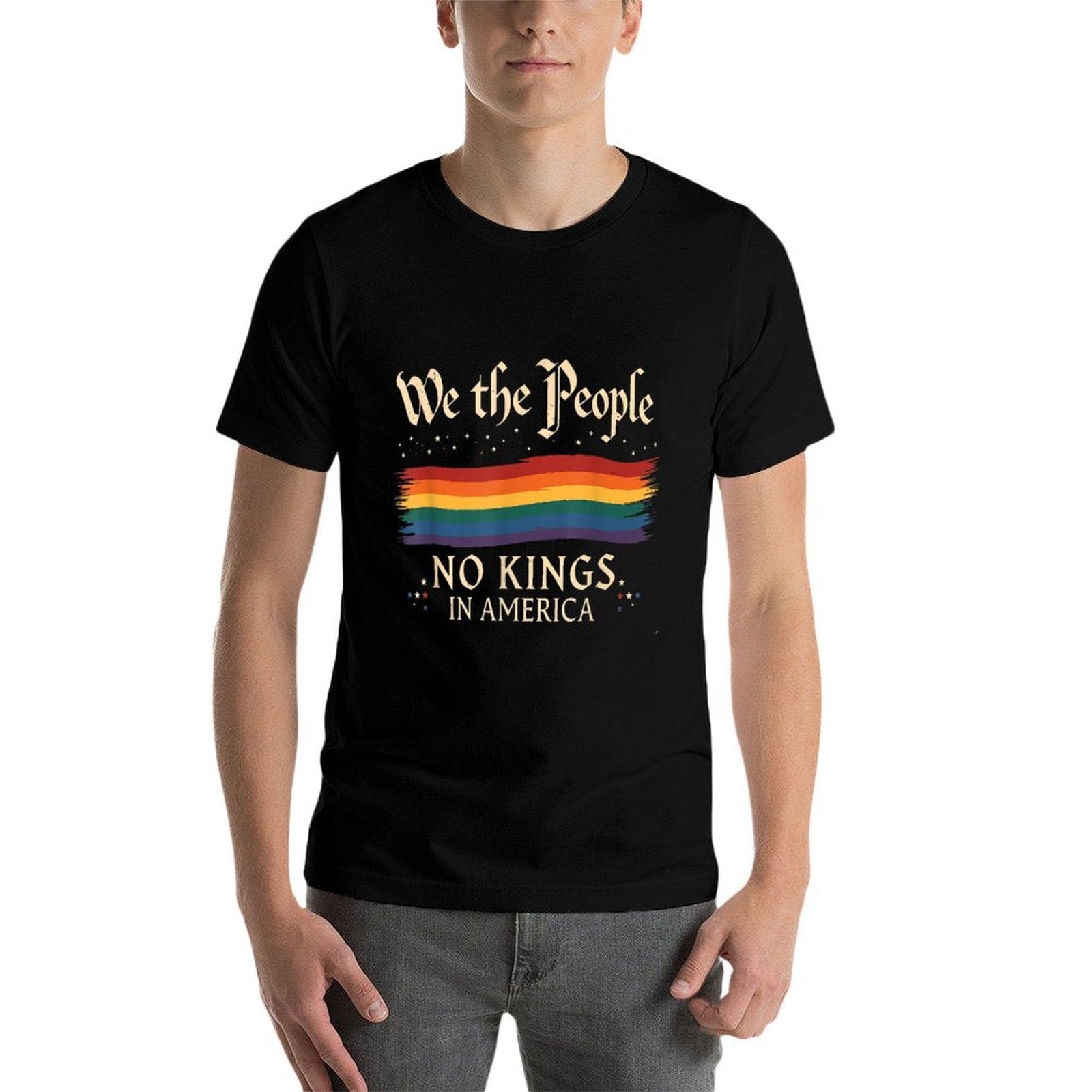 No Kings In America We The People Men Women  Affordable Price T-Shirt