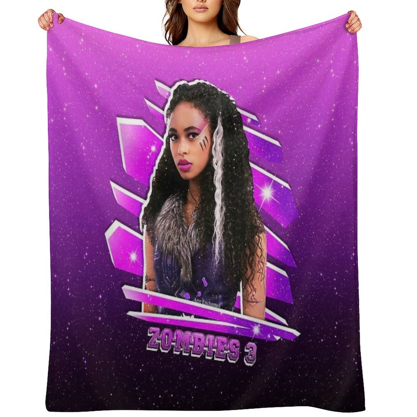Zombies 3 - Willa Super Purple Power Chandler Multi-functional Throw Blanket