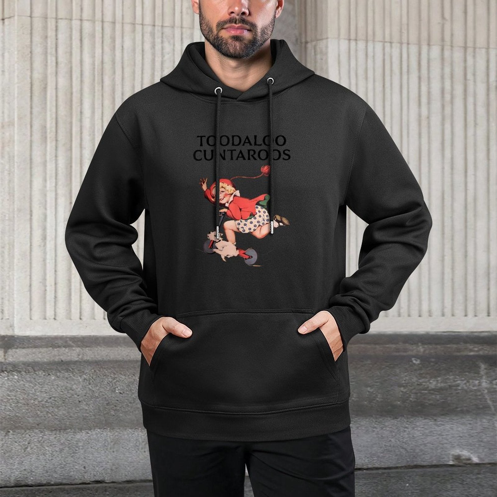 Toodaloo Cuntaroos Vintage 1930s Children Breathable Fabric Hoodie
