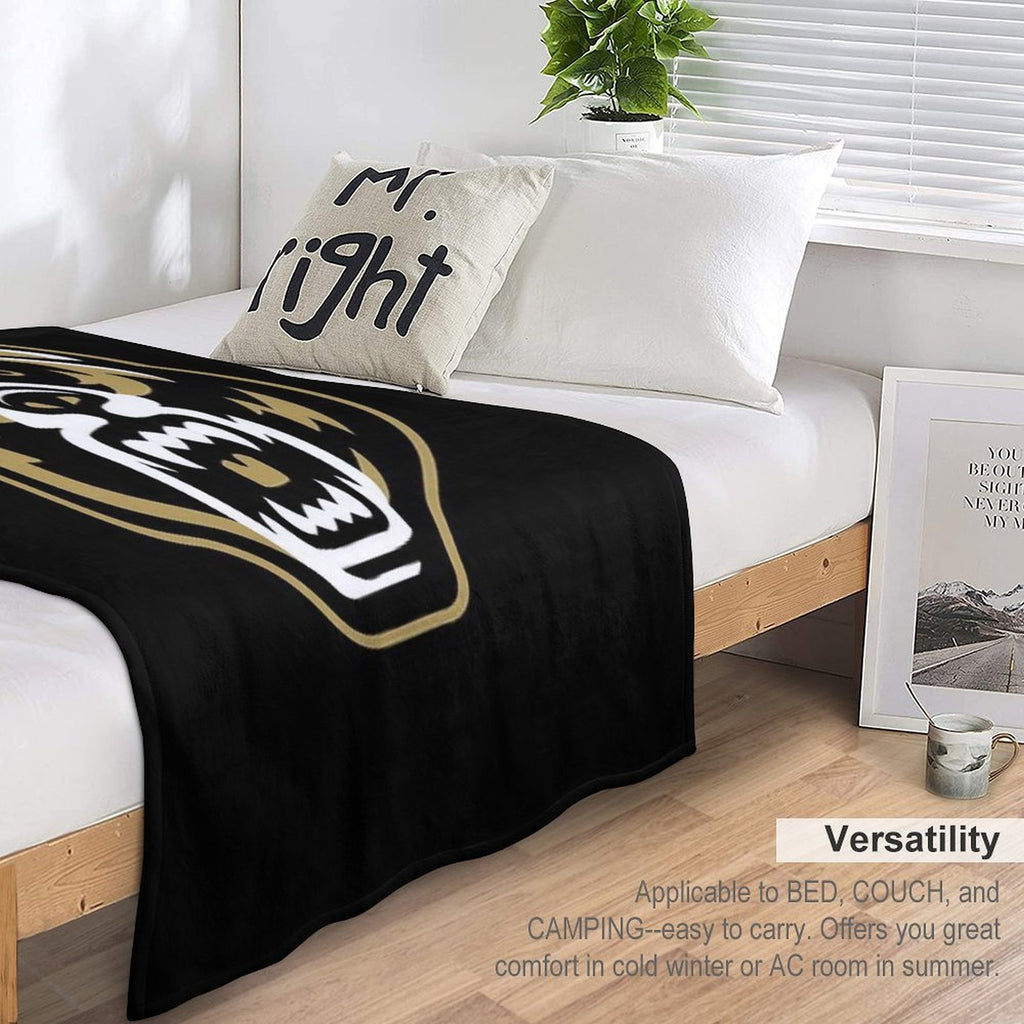 Oakland Golden Grizzlies Premium Throw Blanket