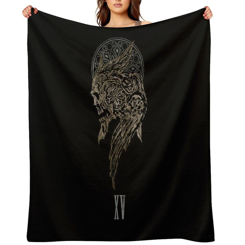 The Lucian Crest Velvety-soft Throw Blanket