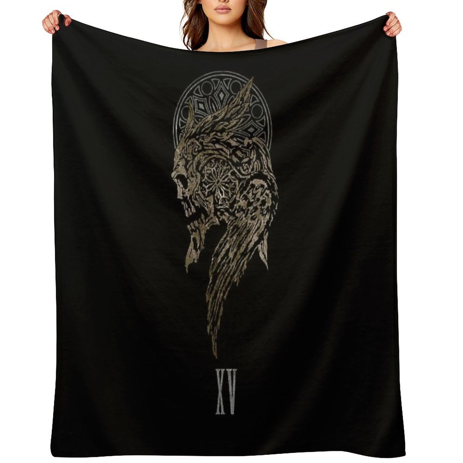 The Lucian Crest Velvety-soft Throw Blanket