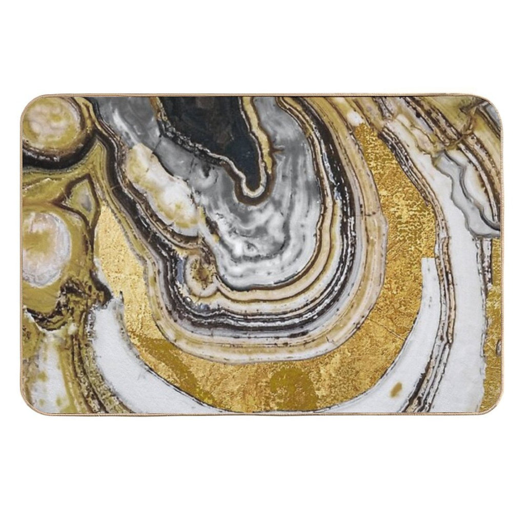 Stone Prose Geode Gold  Multi-Purpose Bath Mat