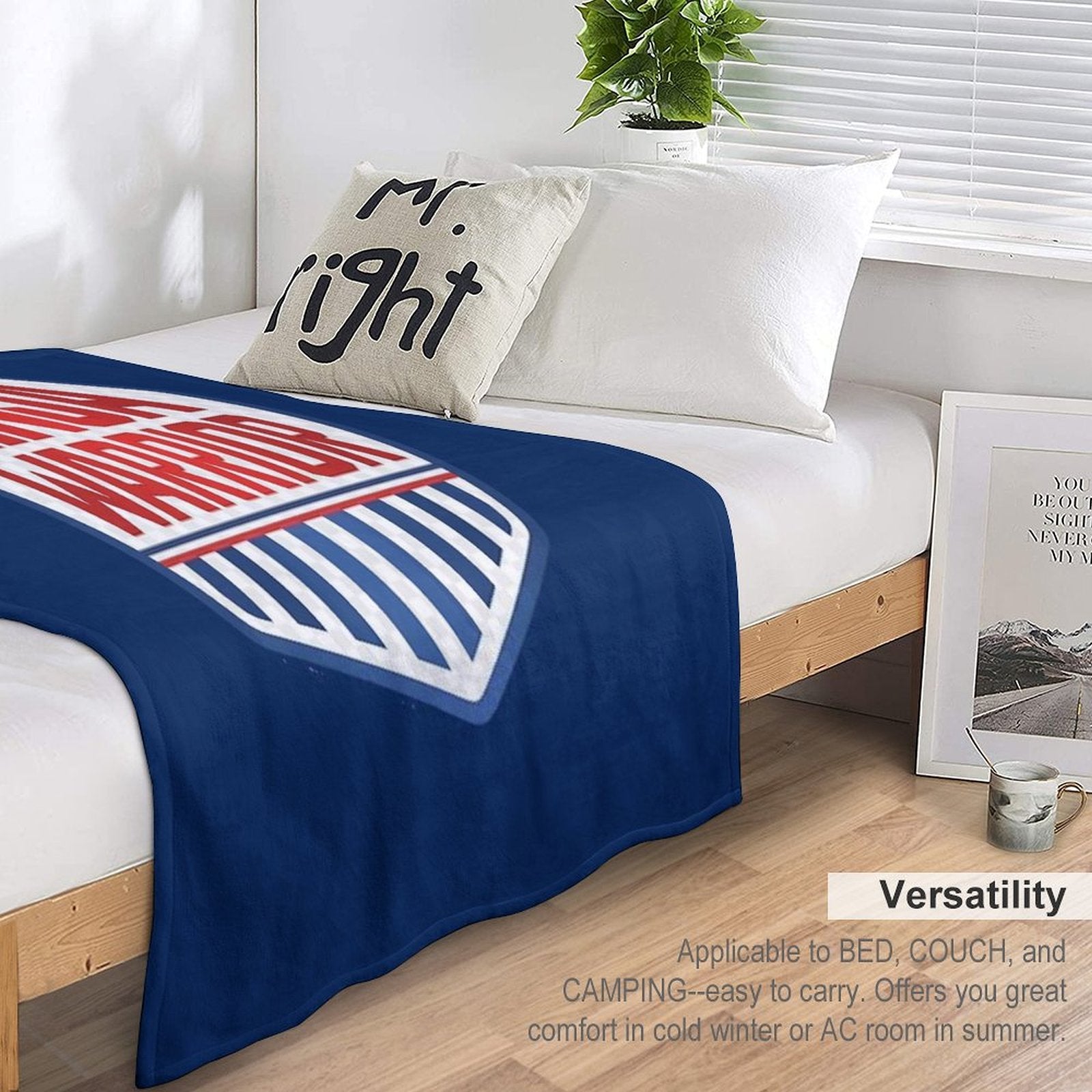 American Ninja Warrior Kids Camo Travel-friendly Throw Blanket