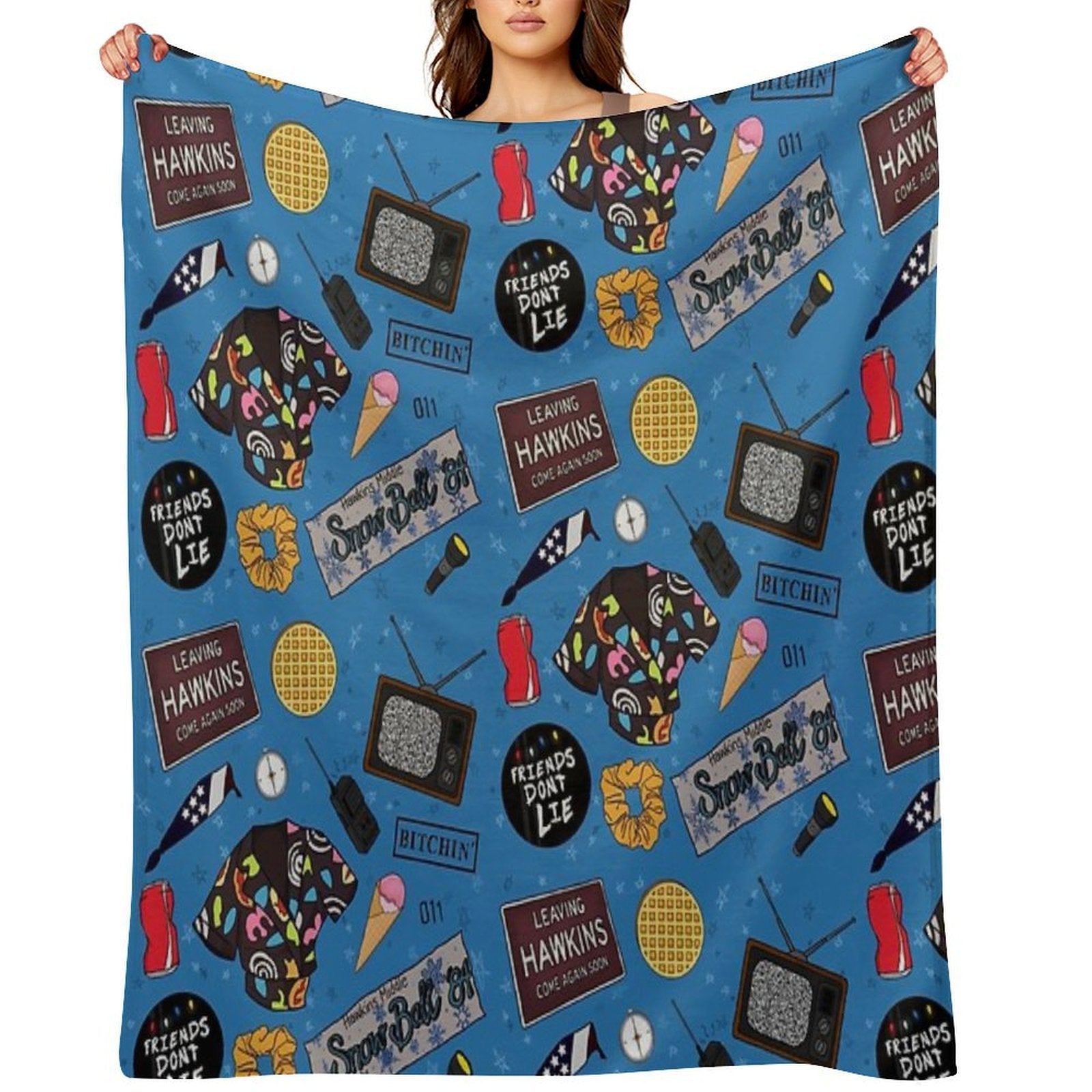 Eleven Character Collage • ST Anti-pilling Throw Blanket