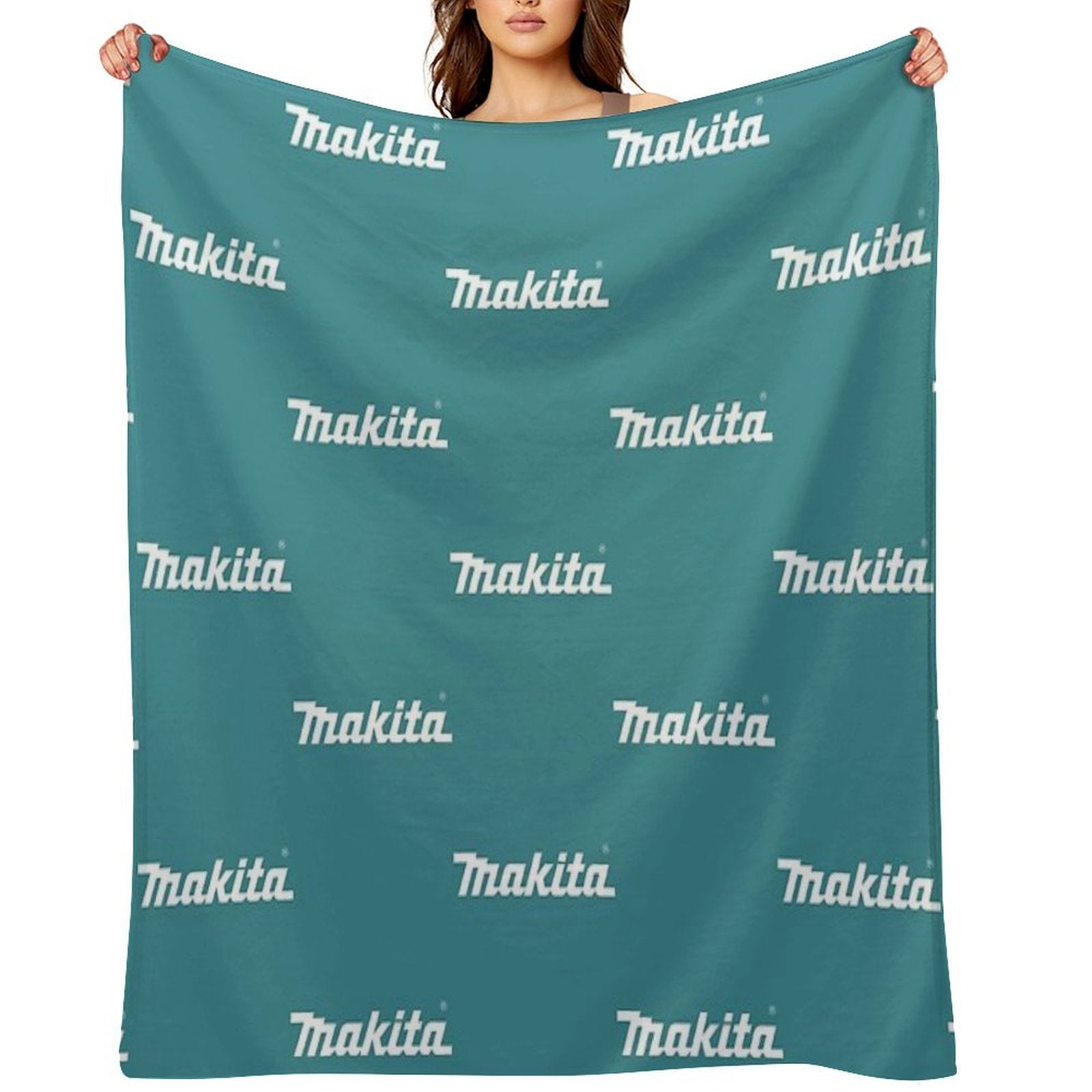 BEST SELLER - Makita Logo Premium Throw Blanket