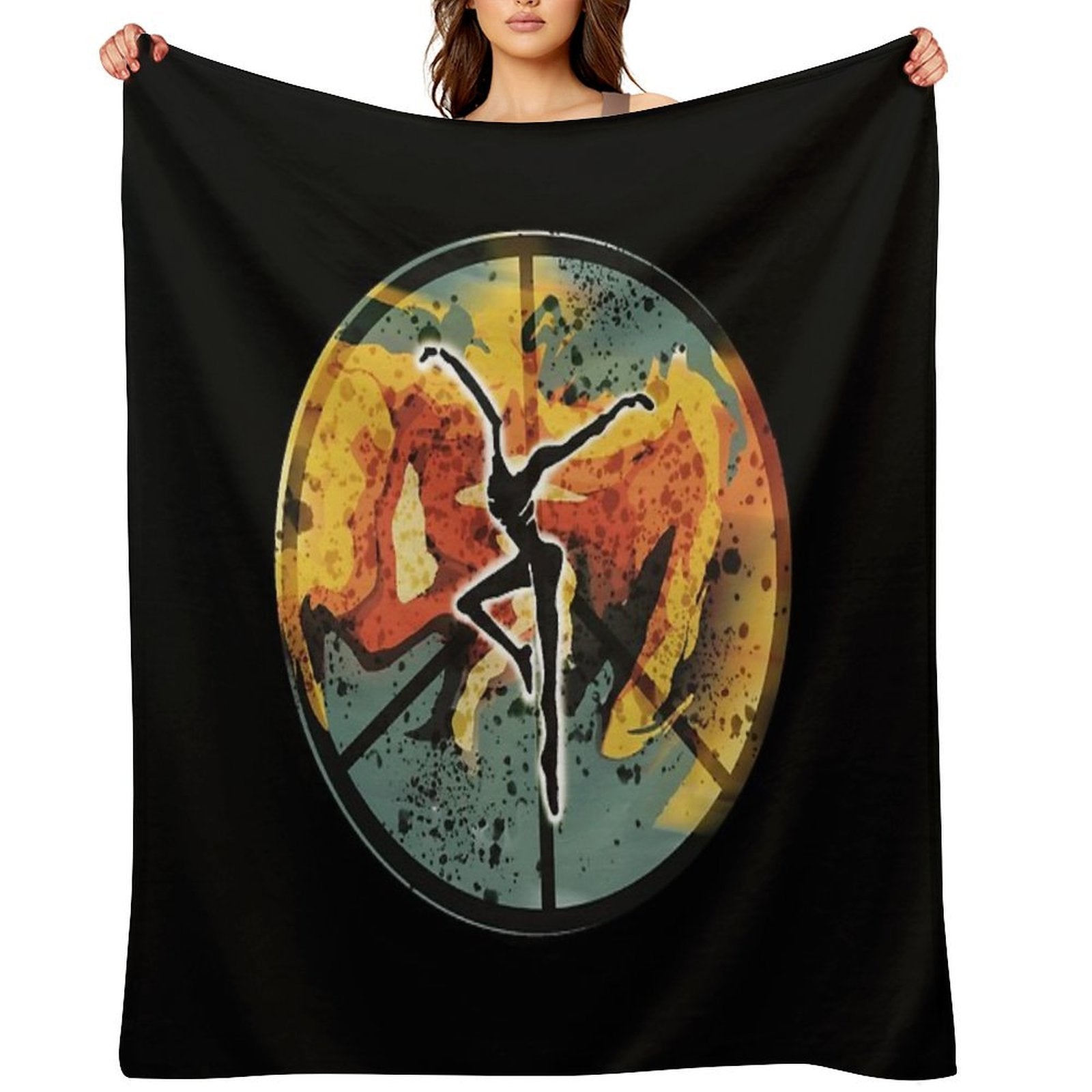 DMB Fire Dancer Premium Throw Blanket