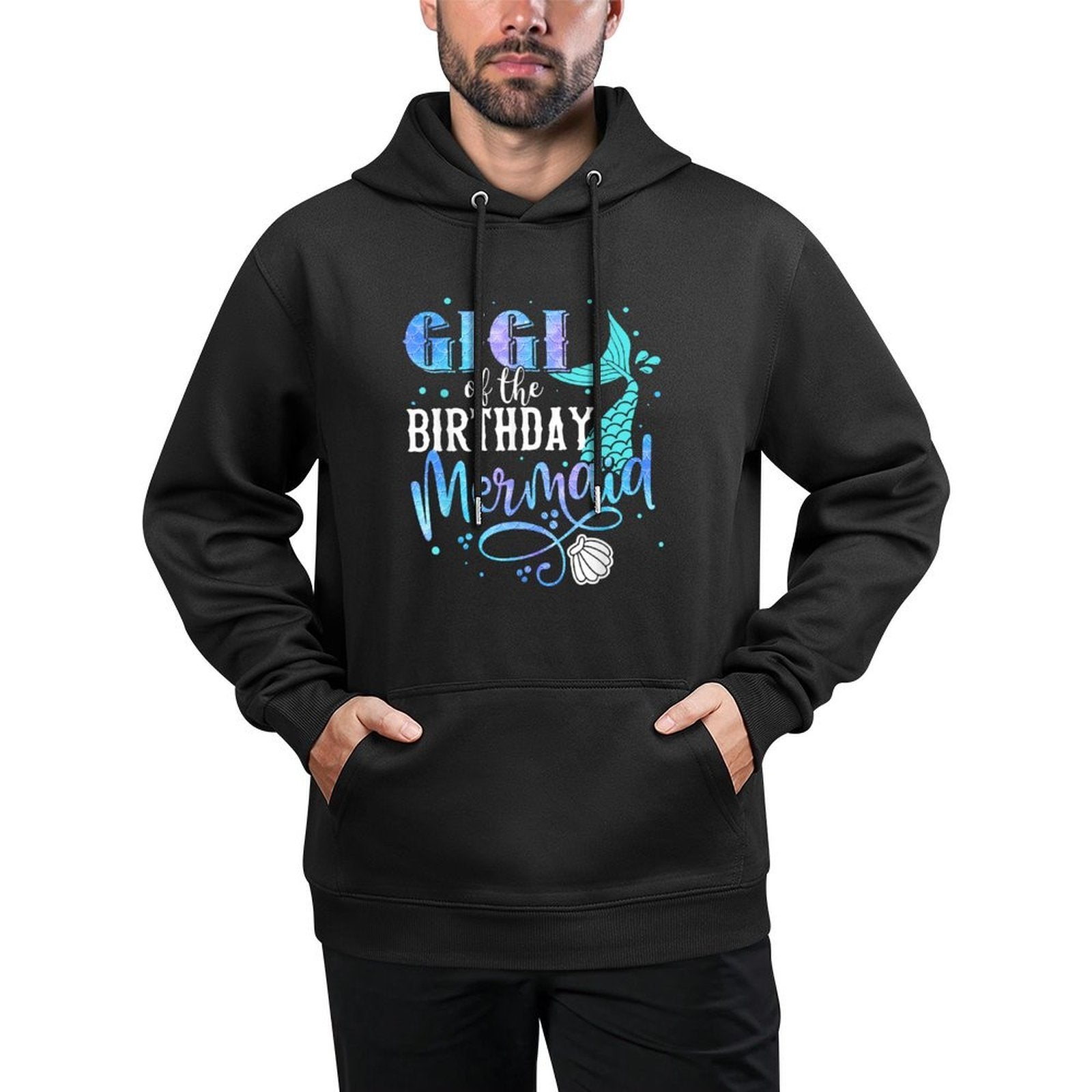 Gigi Of The Birthday Mermaid Family Matching Party Squad All-Day Comfort Hoodie