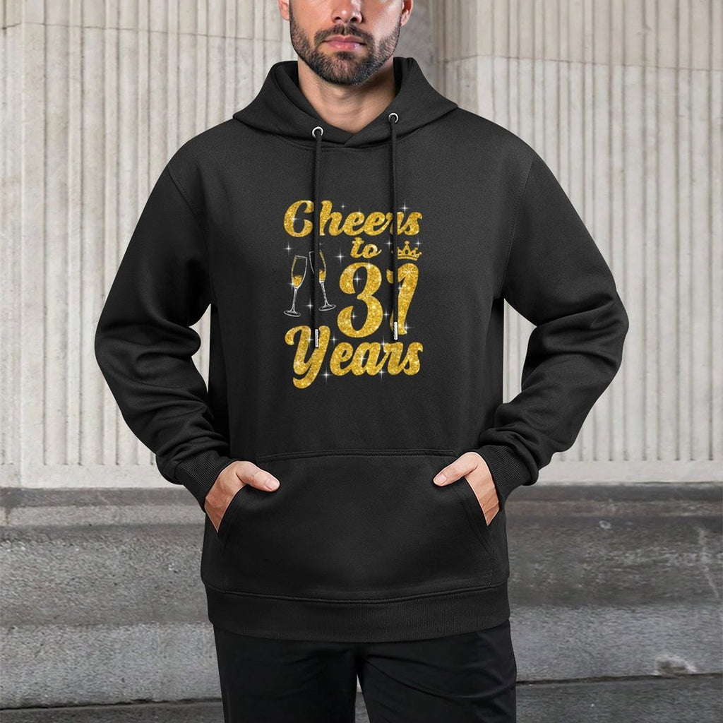 Cheers To 31 Years Old Queen Cute 31st Birthday Party Women Shape Retention Hoodie
