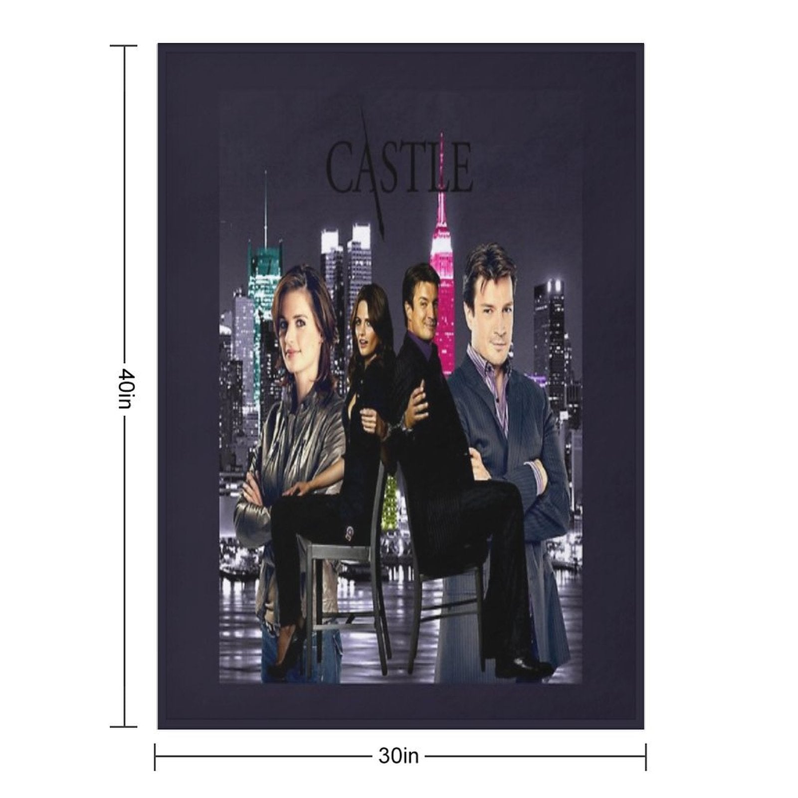 Castle Sustainable Throw Blanket