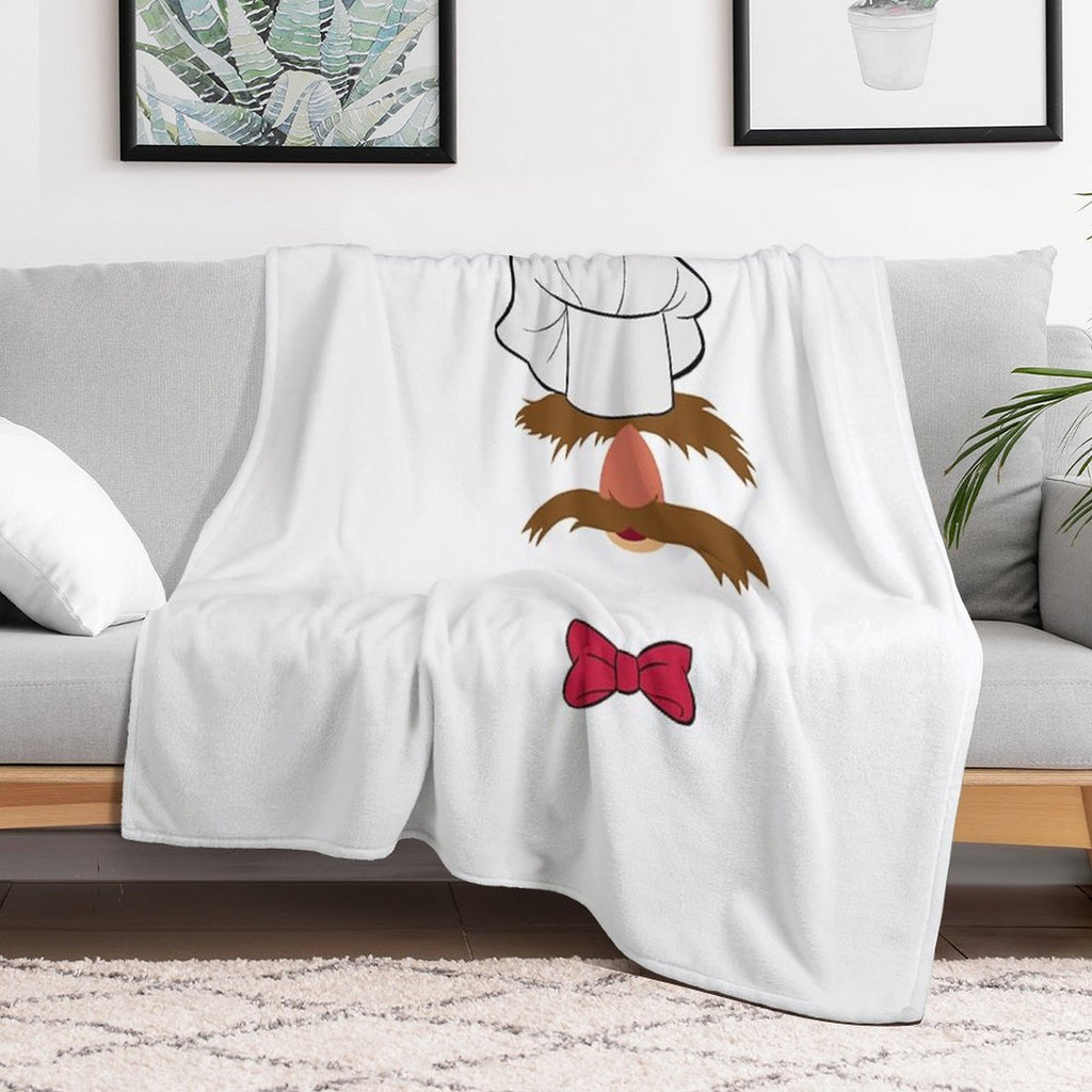 Swedish Chef Machine-washable Throw Blanket
