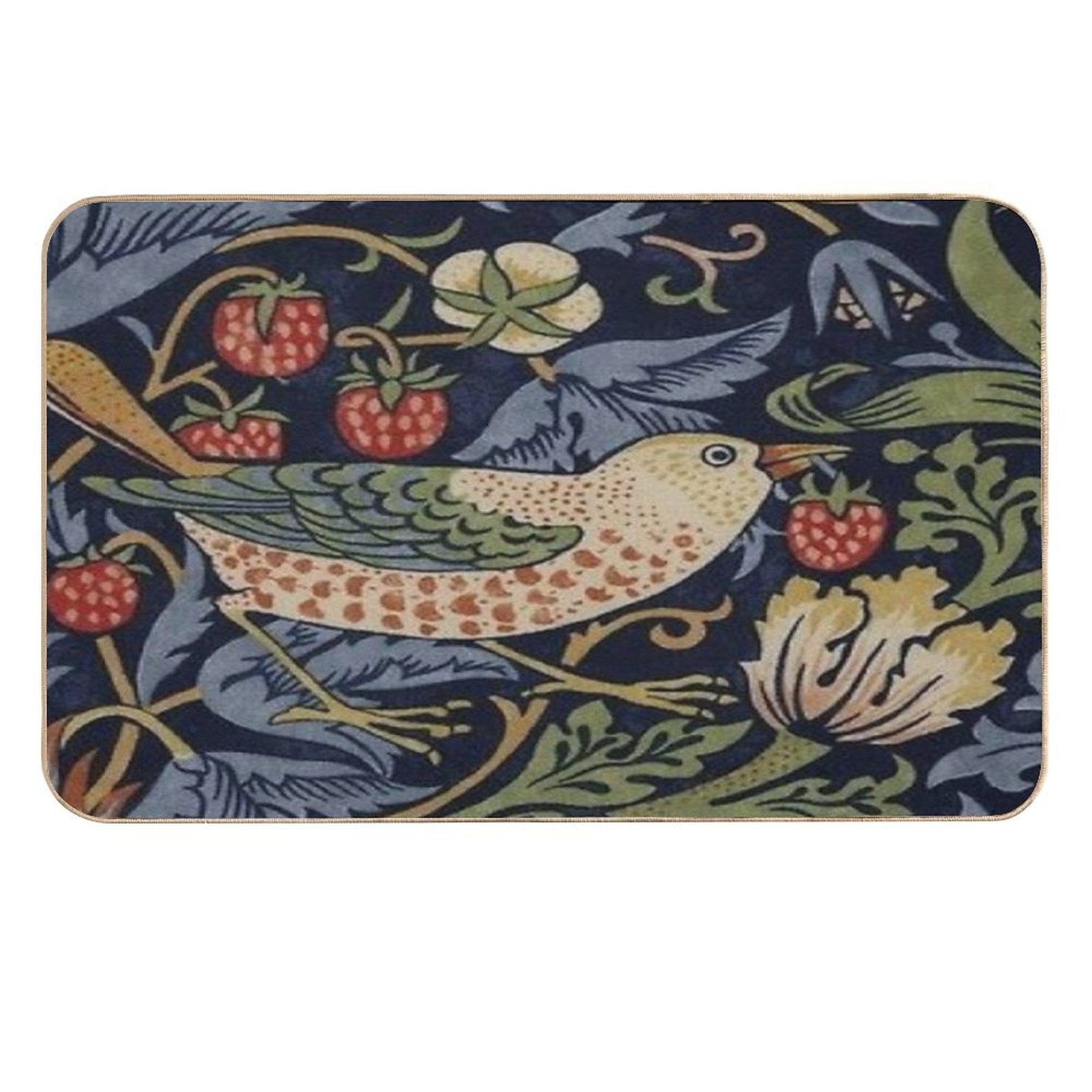 Strawberry Thie - William Morris  Slip-Resistant Bath Mat