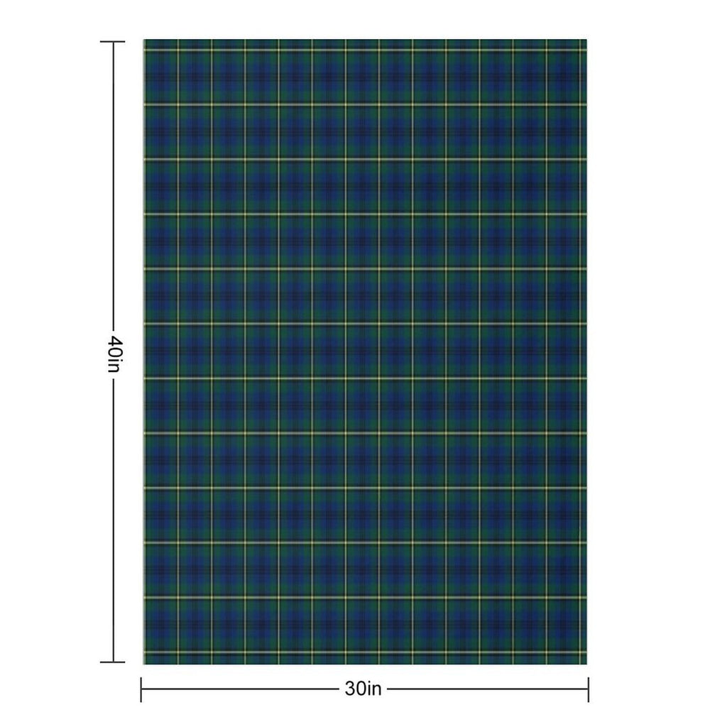 Clan Johnstone Tartan Eco-conscious Throw Blanket