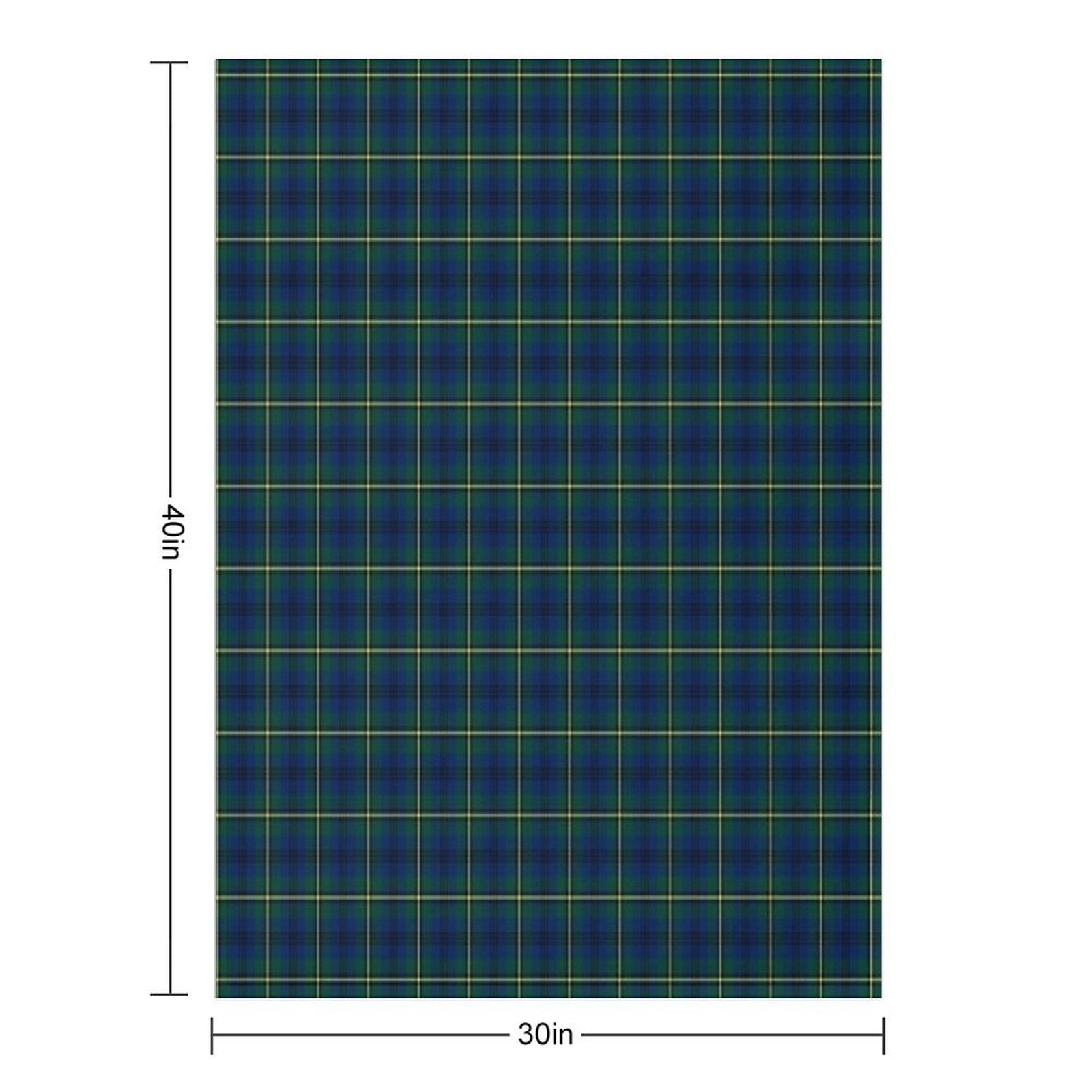Clan Johnstone Tartan Eco-conscious Throw Blanket