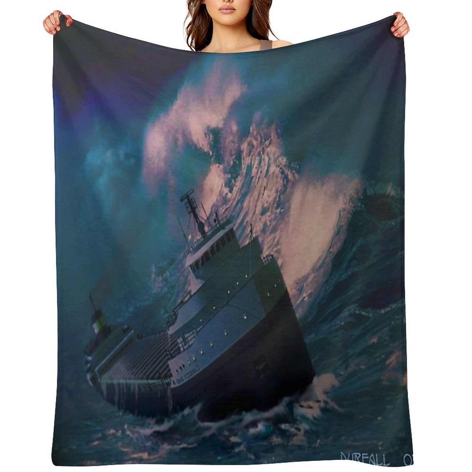 Edmund Fitzgerald Compact Throw Blanket