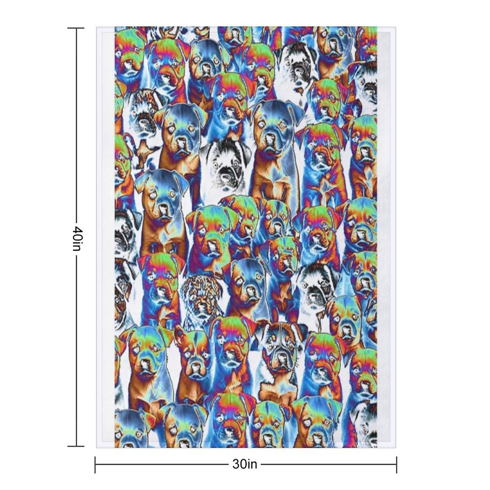 FEEL THE VIBE Easy Care Throw Blanket