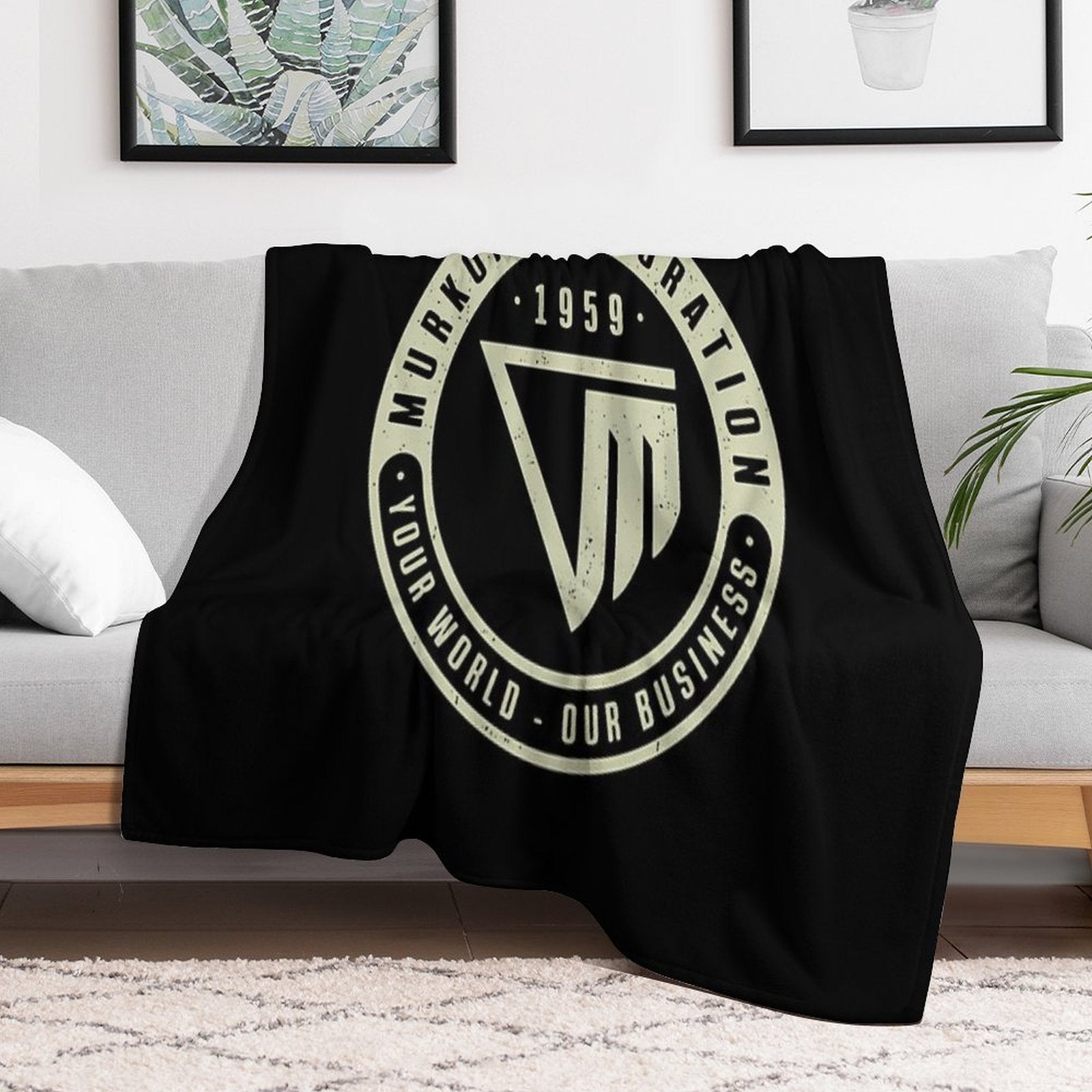 Murkoff Corporation Emblem Premium Throw Blanket
