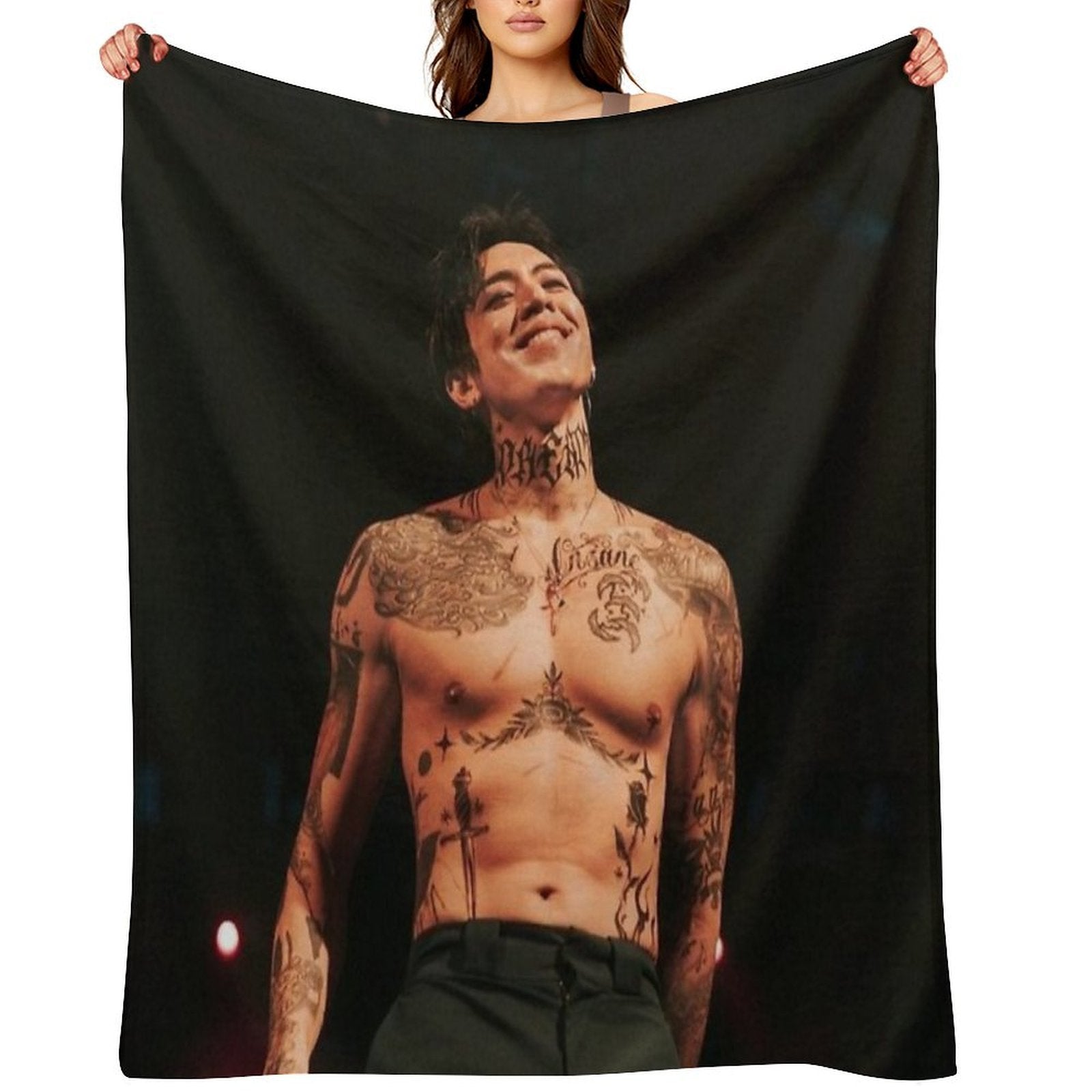 DPR IAN Mito Abs Hot Sexy Beautiful Poster Kpop Dream Perfect Regime Compact Throw Blanket