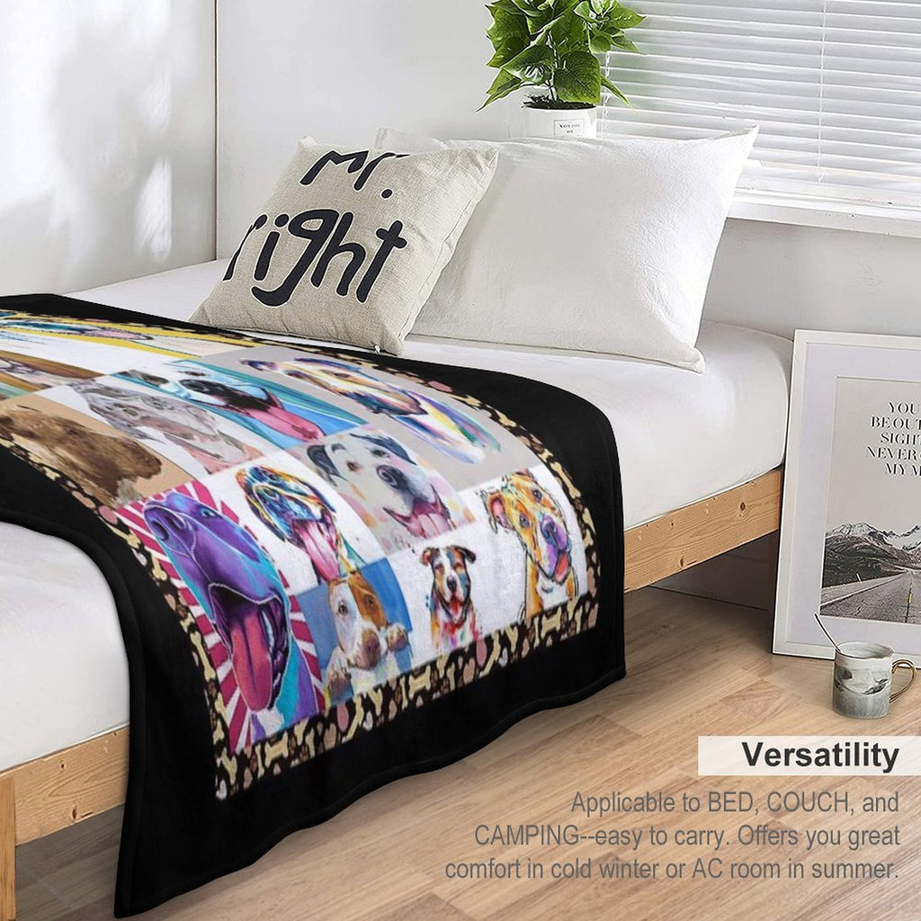 Pitbull Quick-dry Throw Blanket