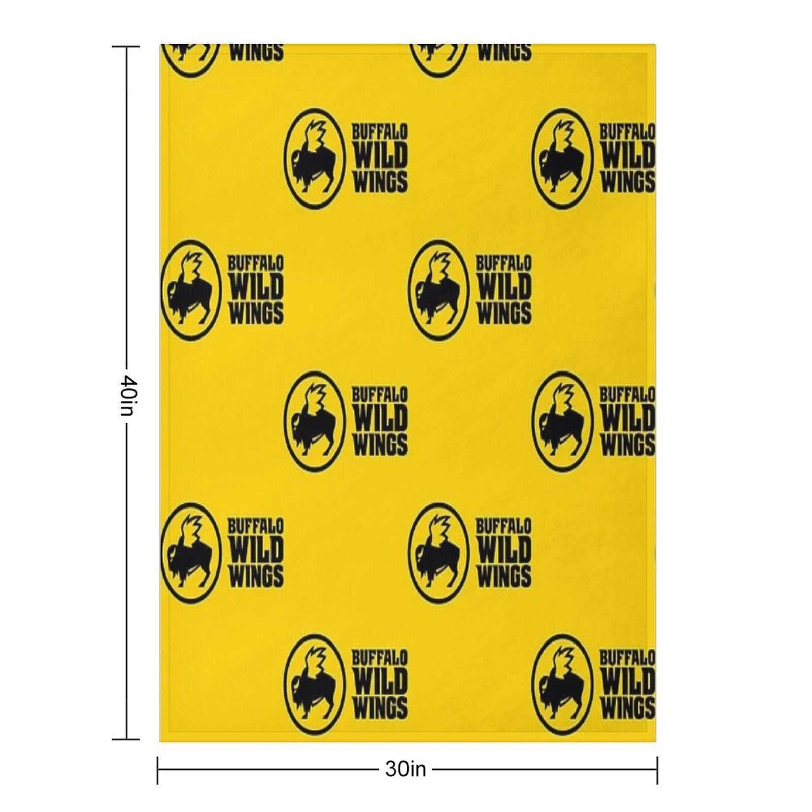 Buffalo Wild Wings Resto Comfort Throw Blanket