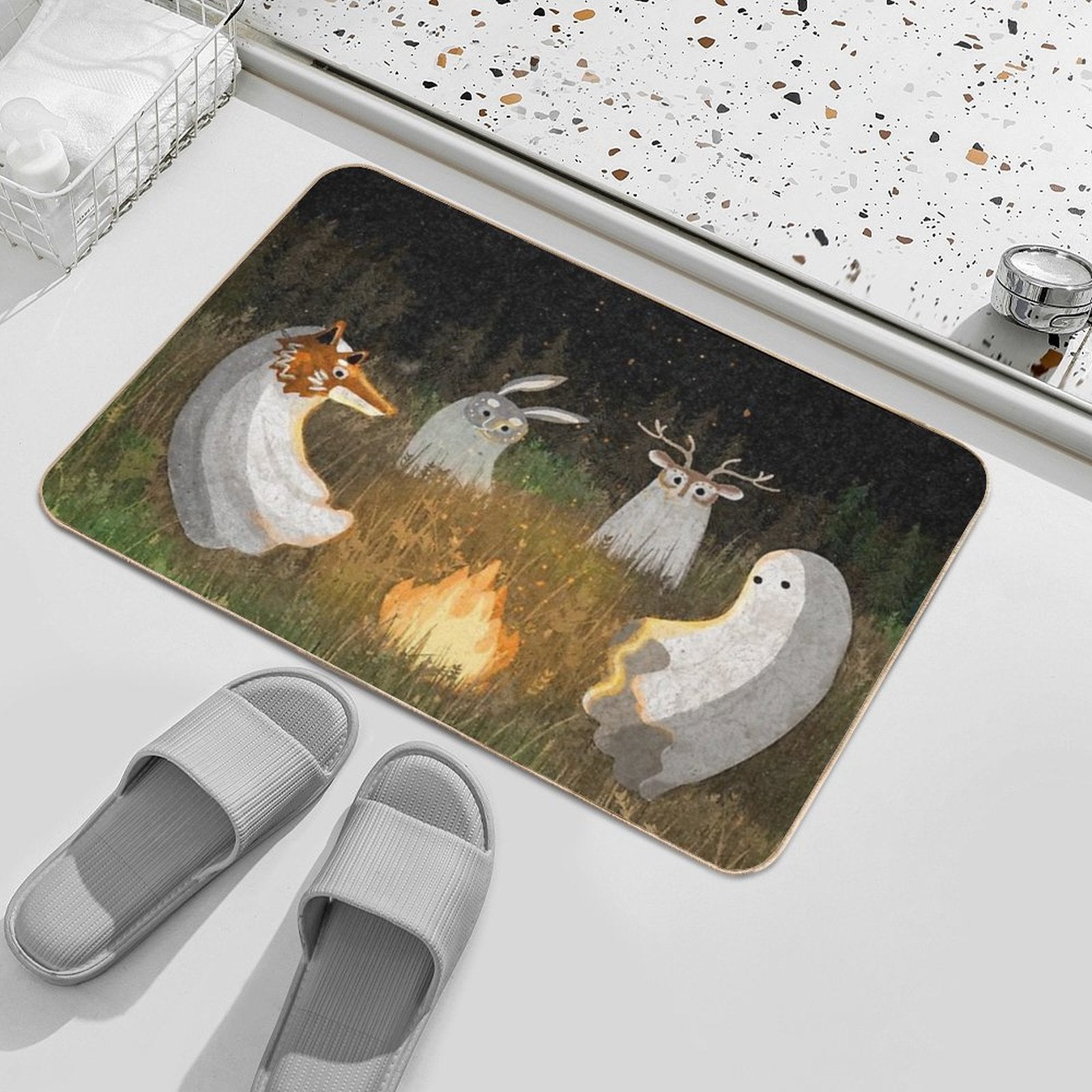 Masquerade  Rapid-Drying Bath Mat